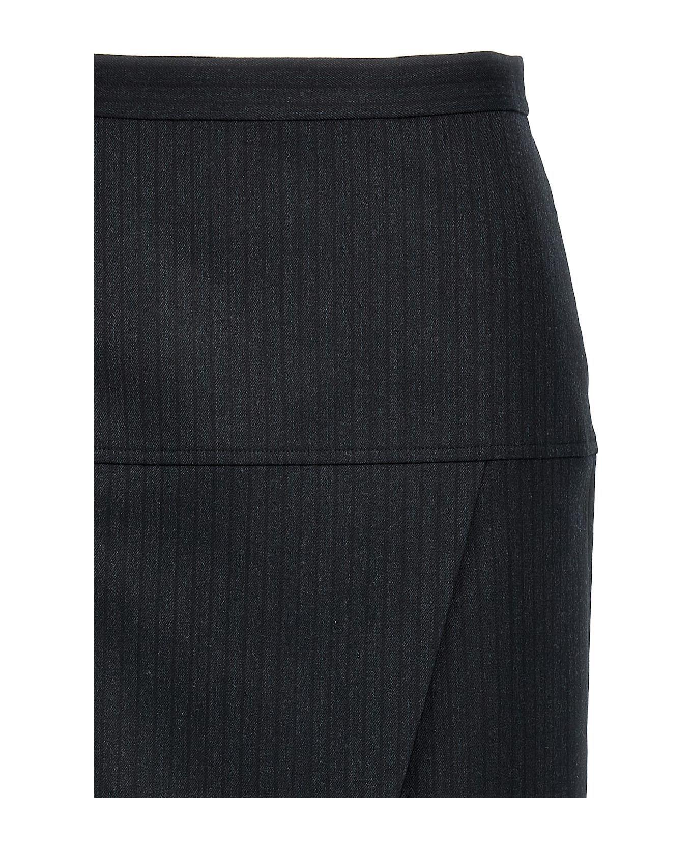 Fendi o1s1wg110326 Skirt in Black Size 27" / US 4 / IT 40 - 4 Thumbnail