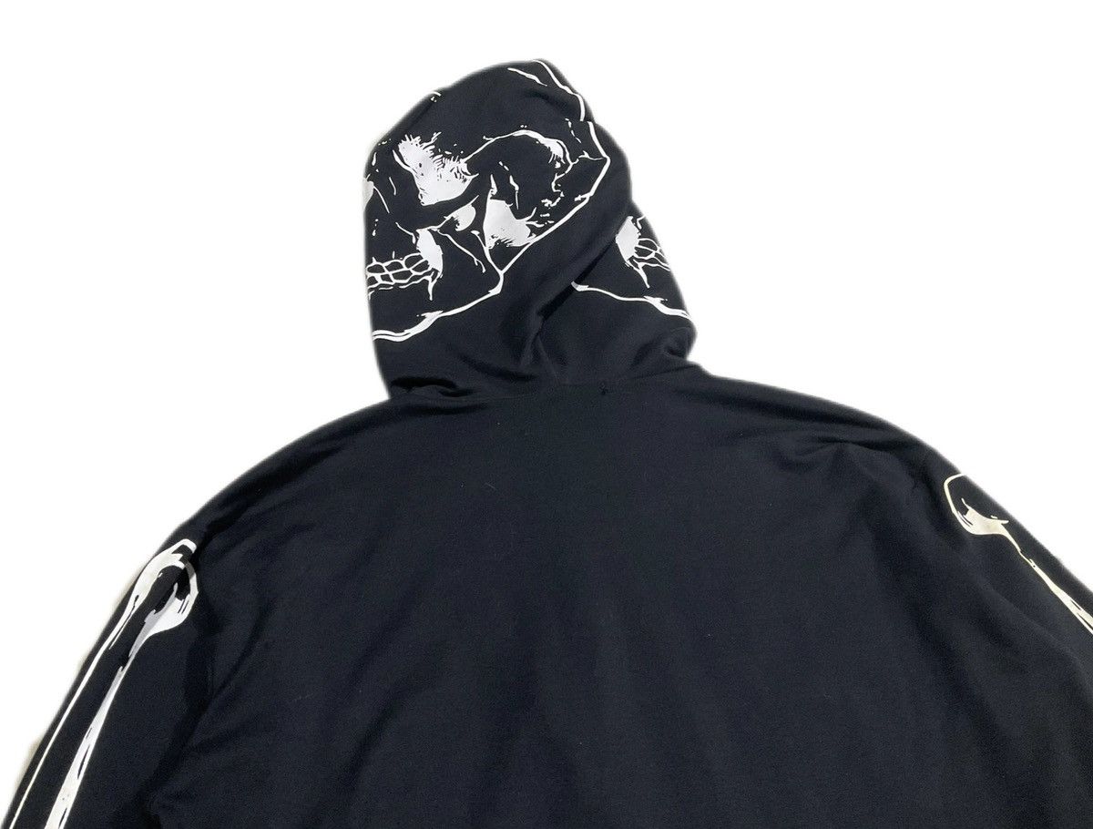 Hysteric Glamour × If Six Was Nine × Seditionaries 🔥Sick Y2K Glad News Skeleton Hoodie Zipper Punk Size US L / EU 52-54 / 3 - 11 Thumbnail