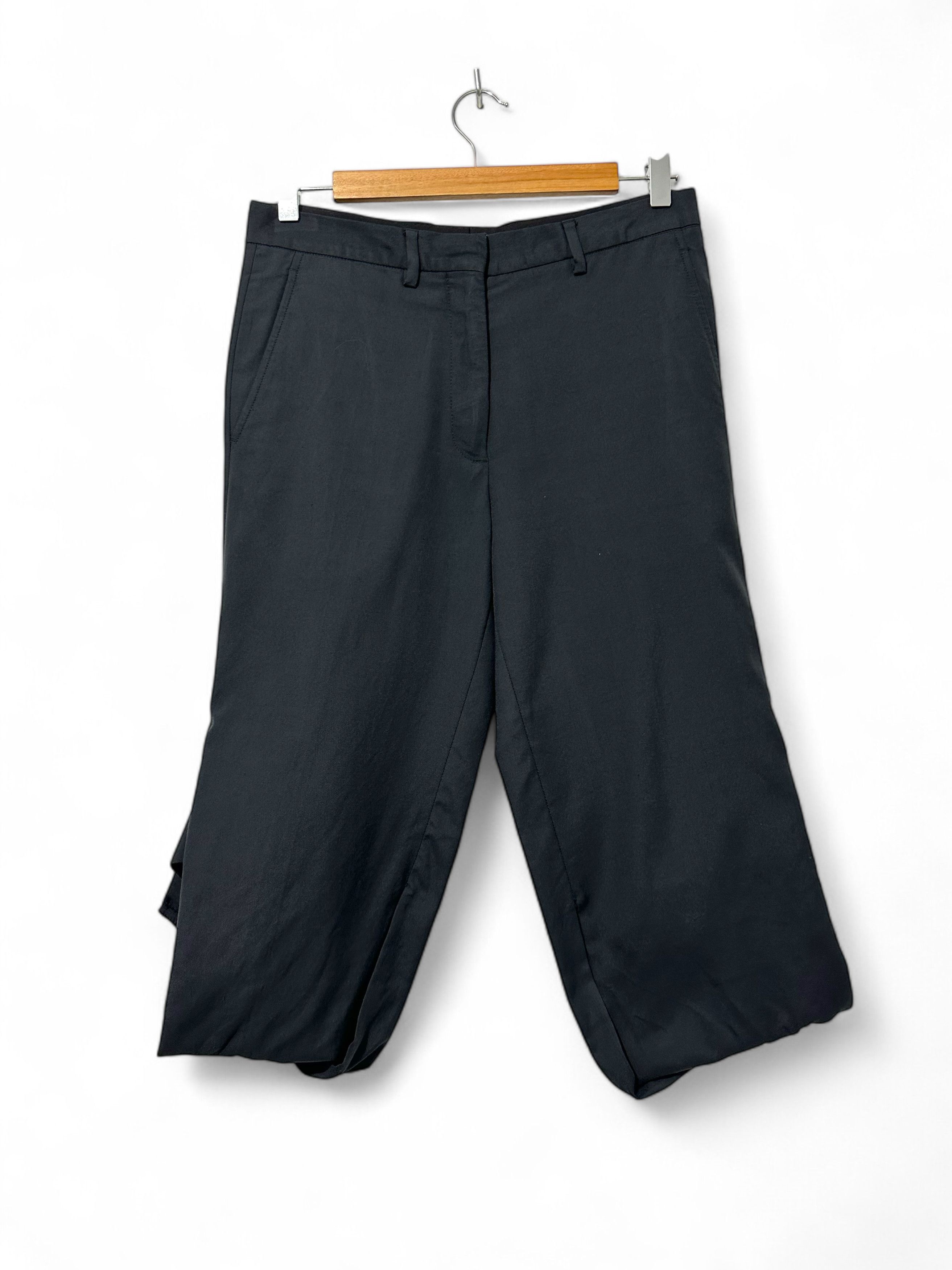 Maison Margiela Maison Martin Margiela 00s Pleated Cropped Trousers Size 26" / US 2 / IT 38 - 2 Thumbnail