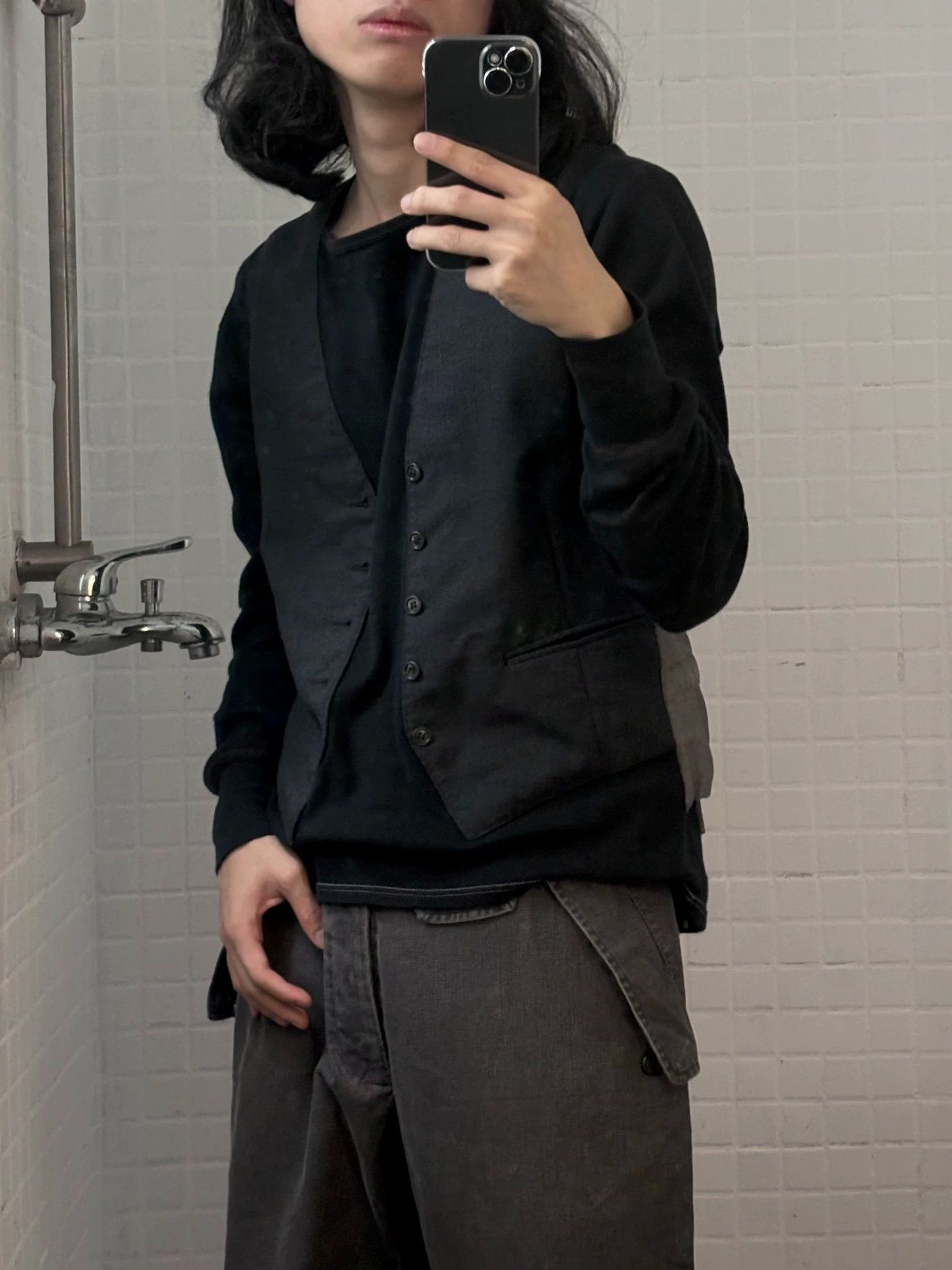 Maison Margiela MMM Line0 0 10 Artisanal Recycled Vest-Hoodie AW2004 2 Size M / US 6-8 / IT 42-44 - 2 Thumbnail