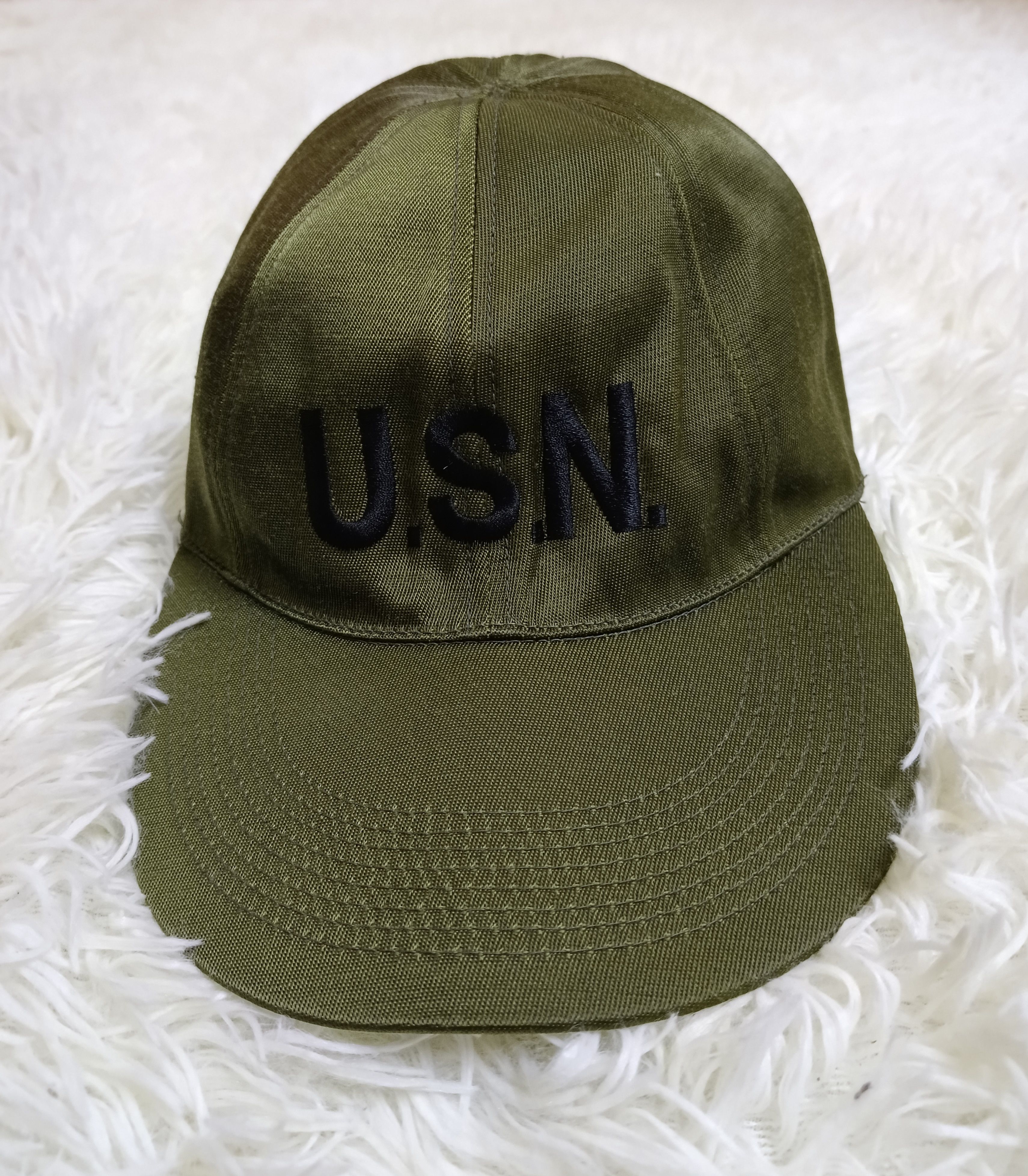 VINTAGE 90s USN HOPE MFG INC WELCRO HAT