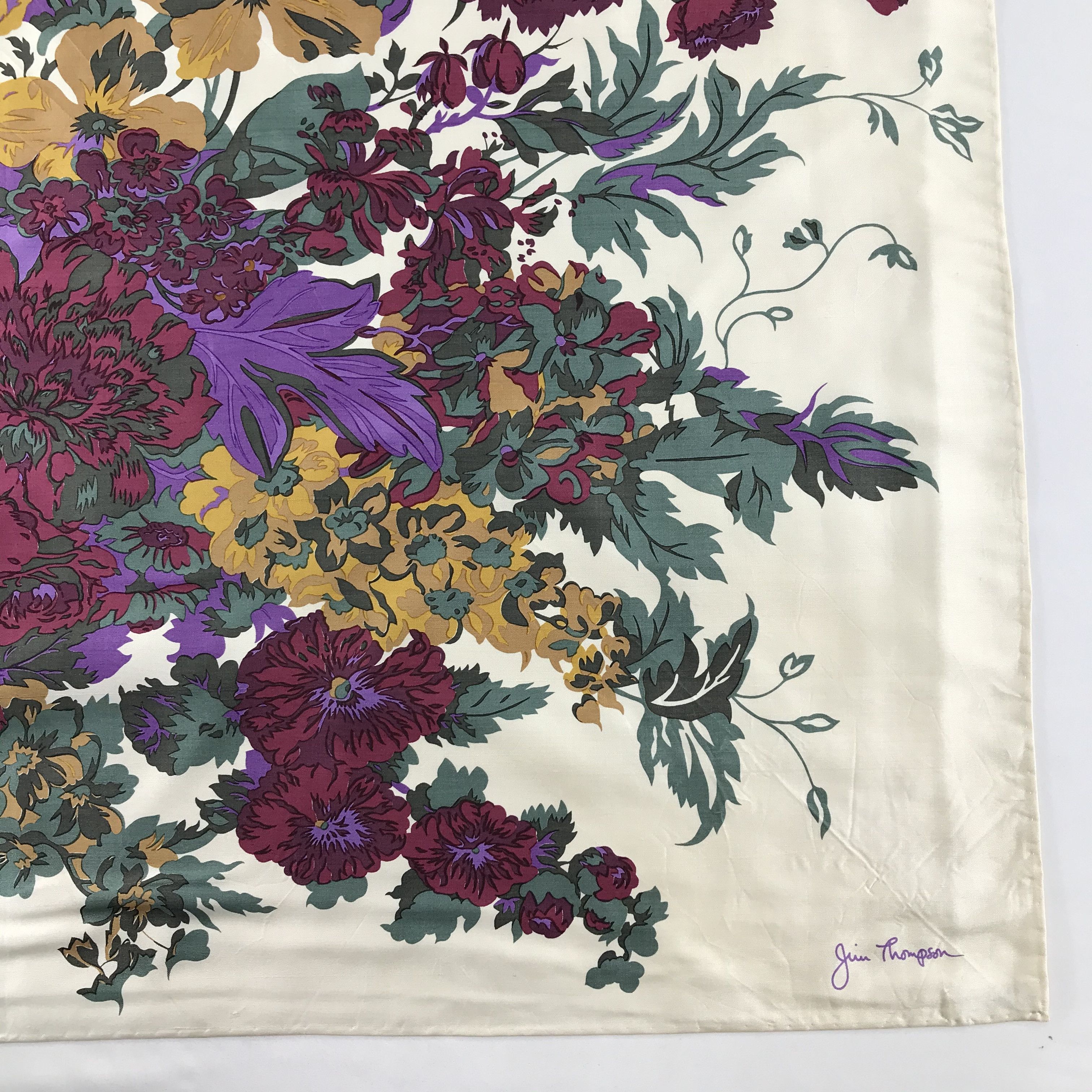 Jim Thompson Vintage Jim Thompson Silk Scarf Size ONE SIZE - 4 Thumbnail