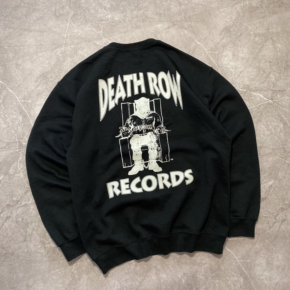 VINTAGE DEATH ROW RECORDS BIG LOGO SWEATSHIRT 00s