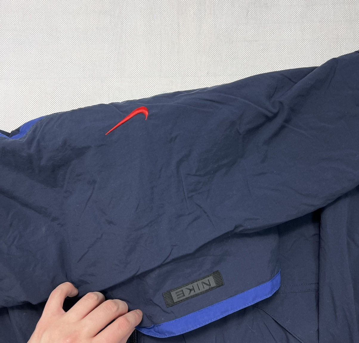 Nike × Vintage Jacket Nike vintage 90’s zipped logo swoosh Size US L / EU 52-54 / 3 - 2 Thumbnail