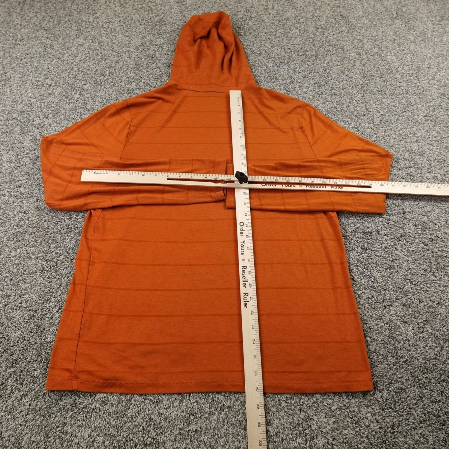 Vintage Alaskan Hardgear Hoodie Mens M Orange Lightweight Pullover Bamboo Shirt? Size US M / EU 48-50 / 2 - 5 Thumbnail