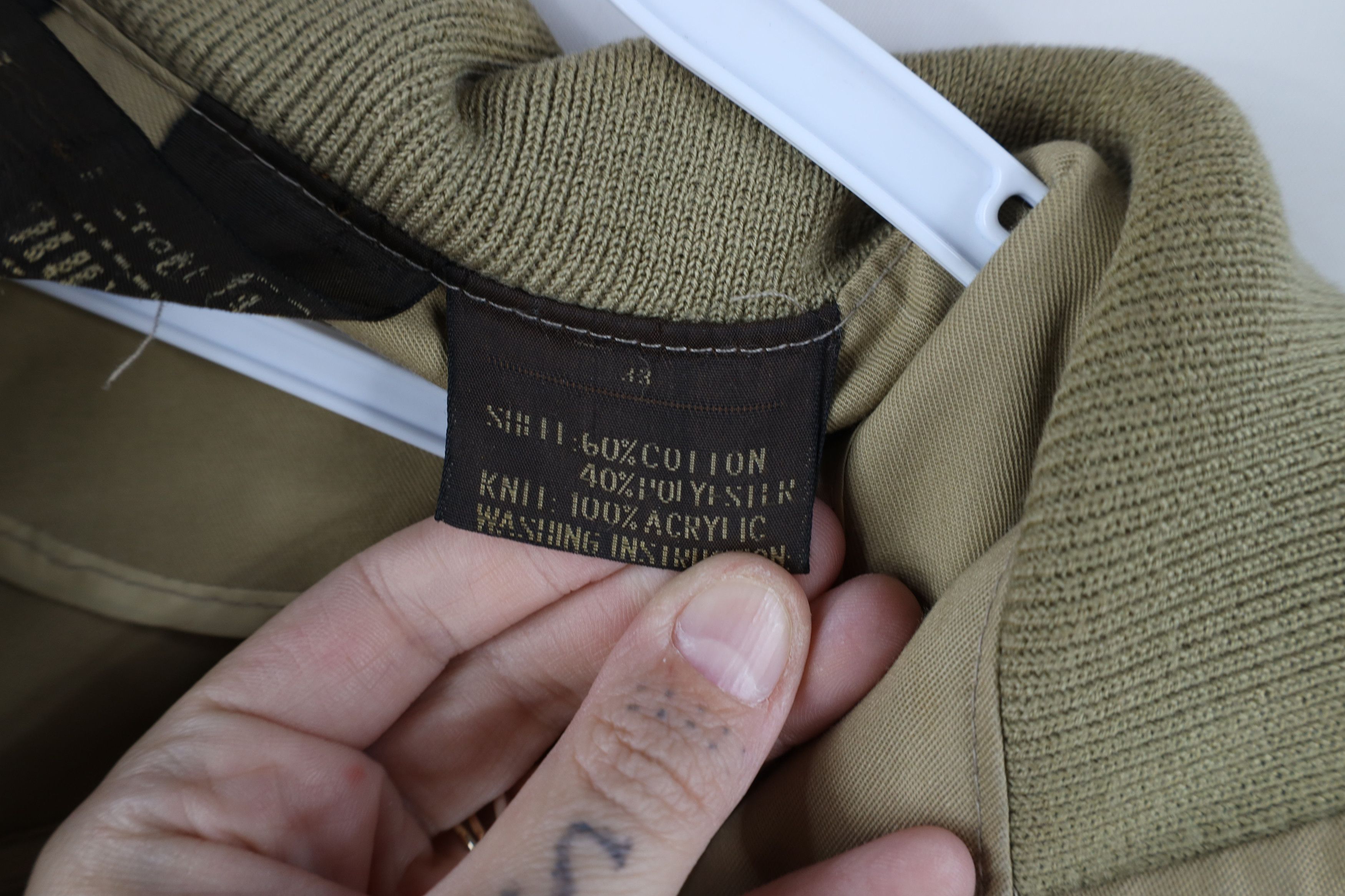 Members Only × Vintage Vintage 70s 80s Members Only Full Zip Bomber Jacket Beige Size US XXL / EU 58 / 5 - 10 Thumbnail