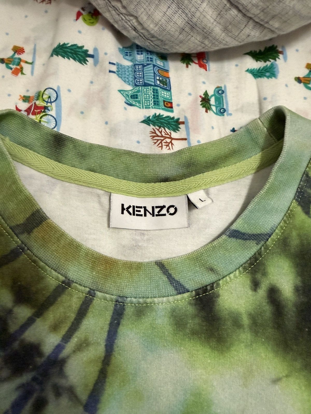 Kenzo Kenzie Tie-Dye print T-shirt Size US L / EU 52-54 / 3 - 4 Thumbnail