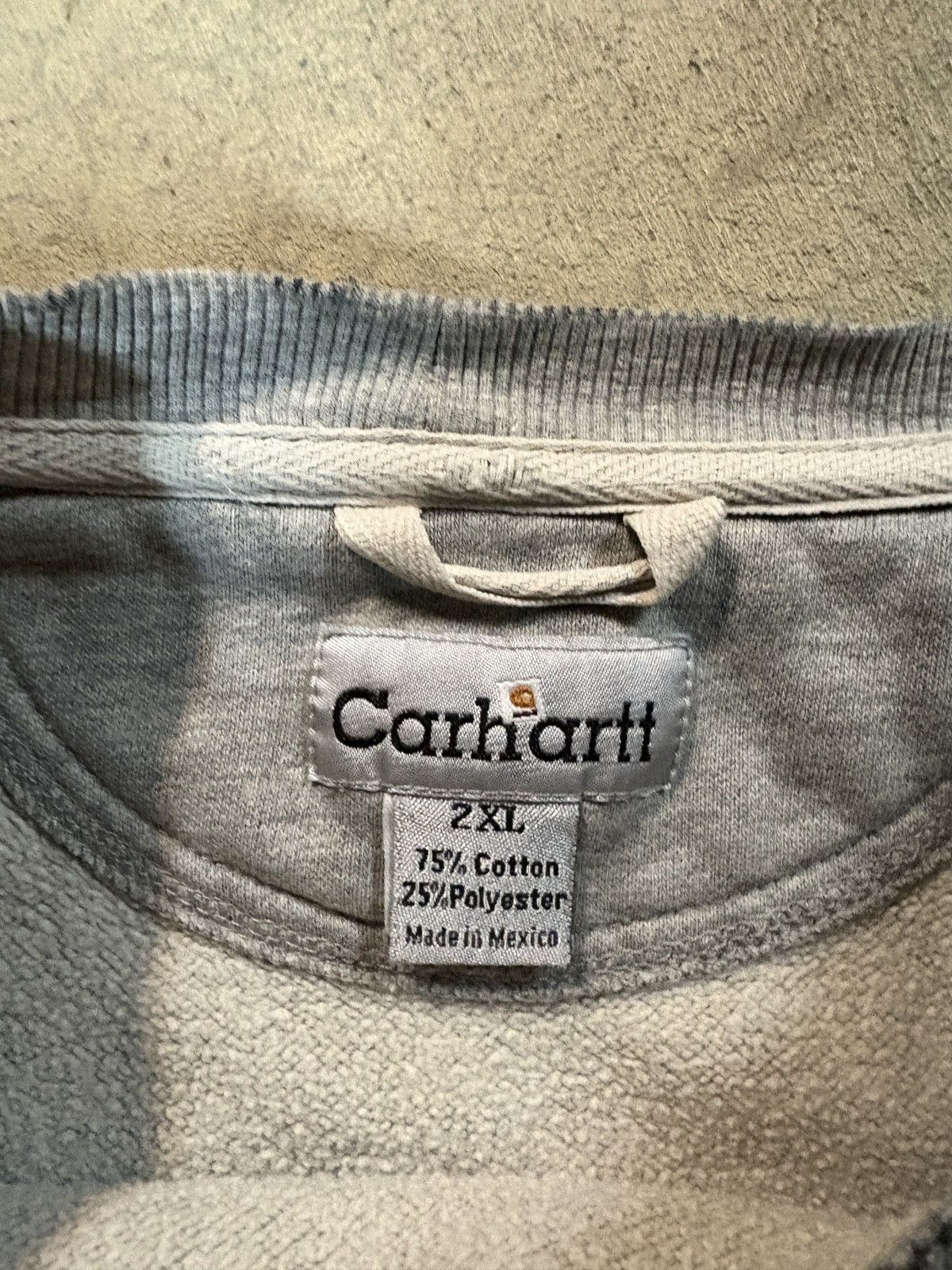 Carhartt Vintage 90s Carhartt Boxy Crewneck Sweatshirt Gray Size XXL Size US XXL / EU 58 / 5 - 4 Thumbnail