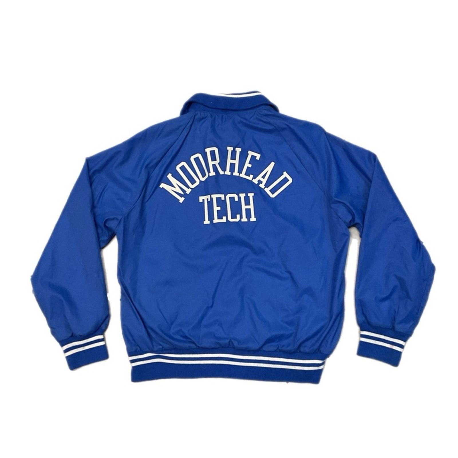 Vintage Vintage 90s Motor Head Tech Champions Blue Windbreaker Size US M / EU 48-50 / 2 - 2 Thumbnail