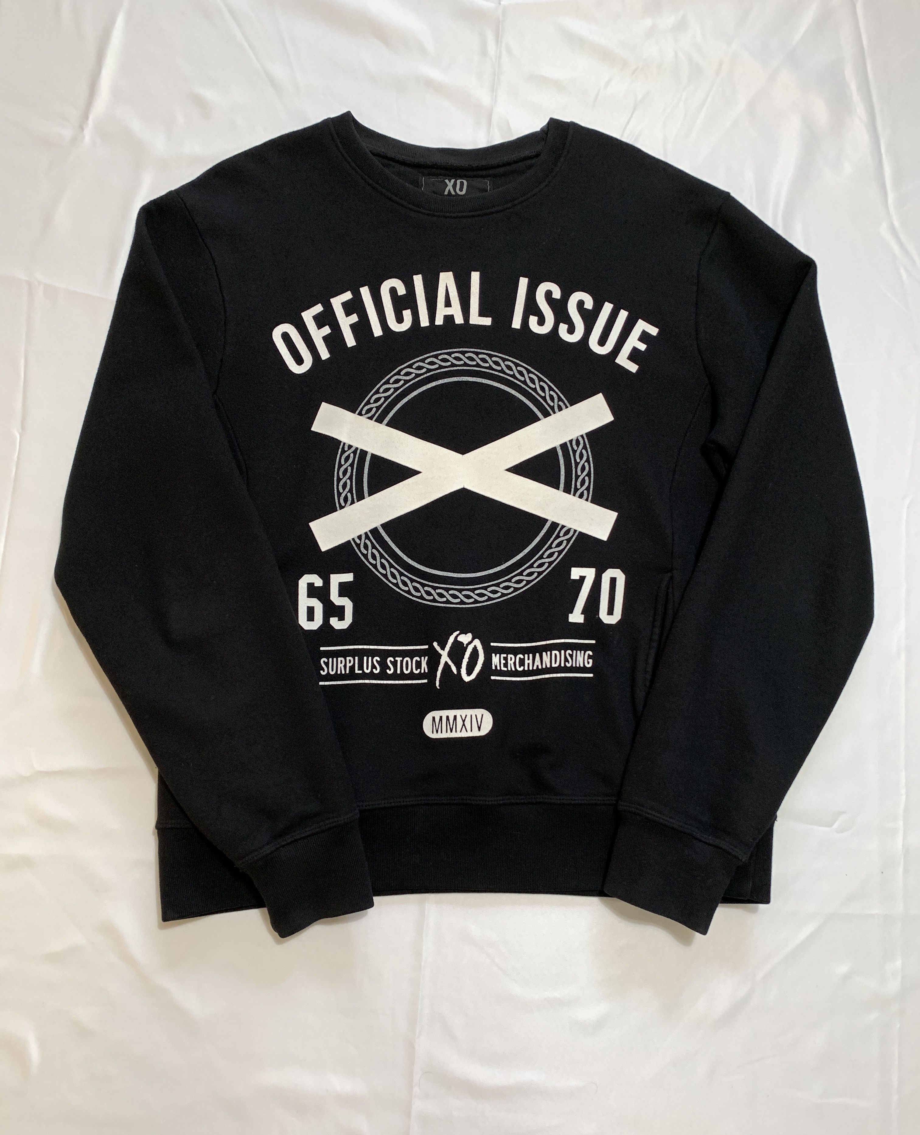 The Weeknd *RARE GRAIL* Official Issue XO Cut & Sew Crewneck 2014 Size US M / EU 48-50 / 2 - 12 Thumbnail