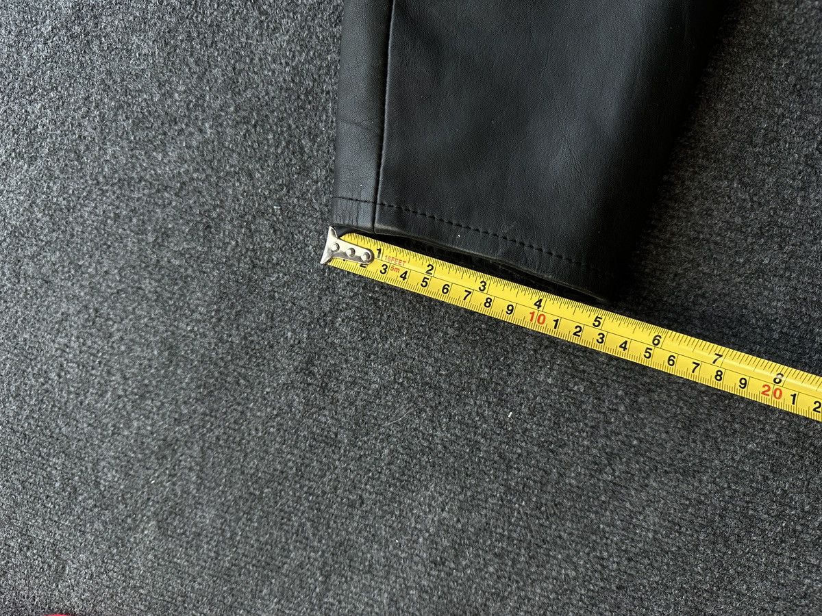 Leather 🚨GRAIL LEATHER PANTS RACING VNTG Cowboy Biker Leather Pants Size US 27 - 25 Thumbnail