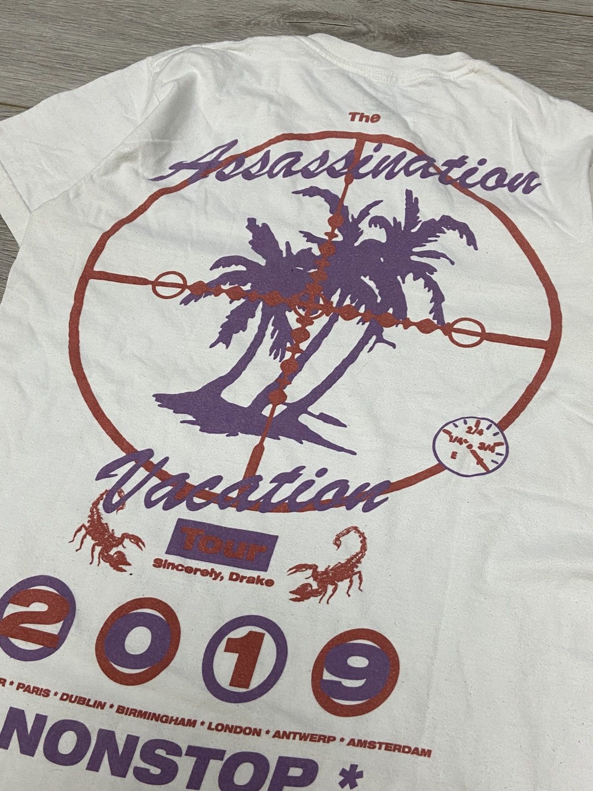Band Tees Drake Assassination Vacation 2019 T-Shirt Hip Hop Rap Tour Size US S / EU 44-46 / 1 - 7 Thumbnail