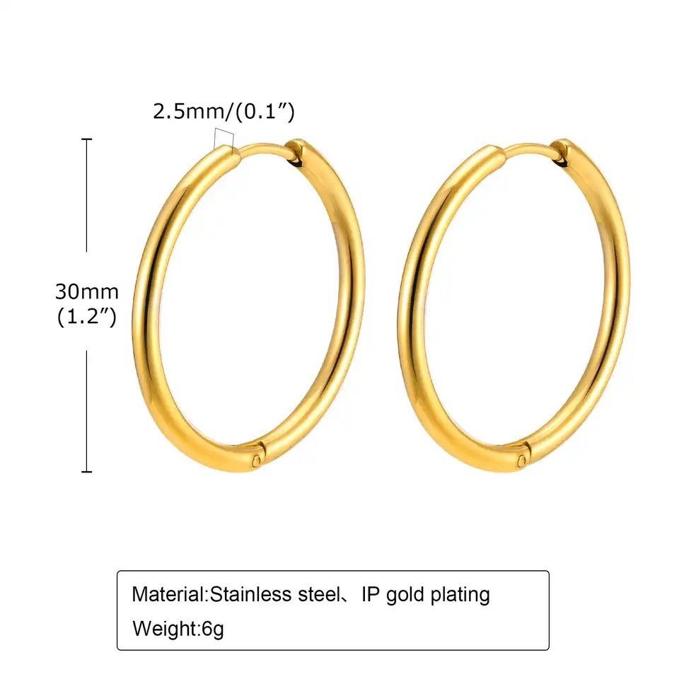 Other Simple Minimalist Earrings Size ONE SIZE - 2 Thumbnail
