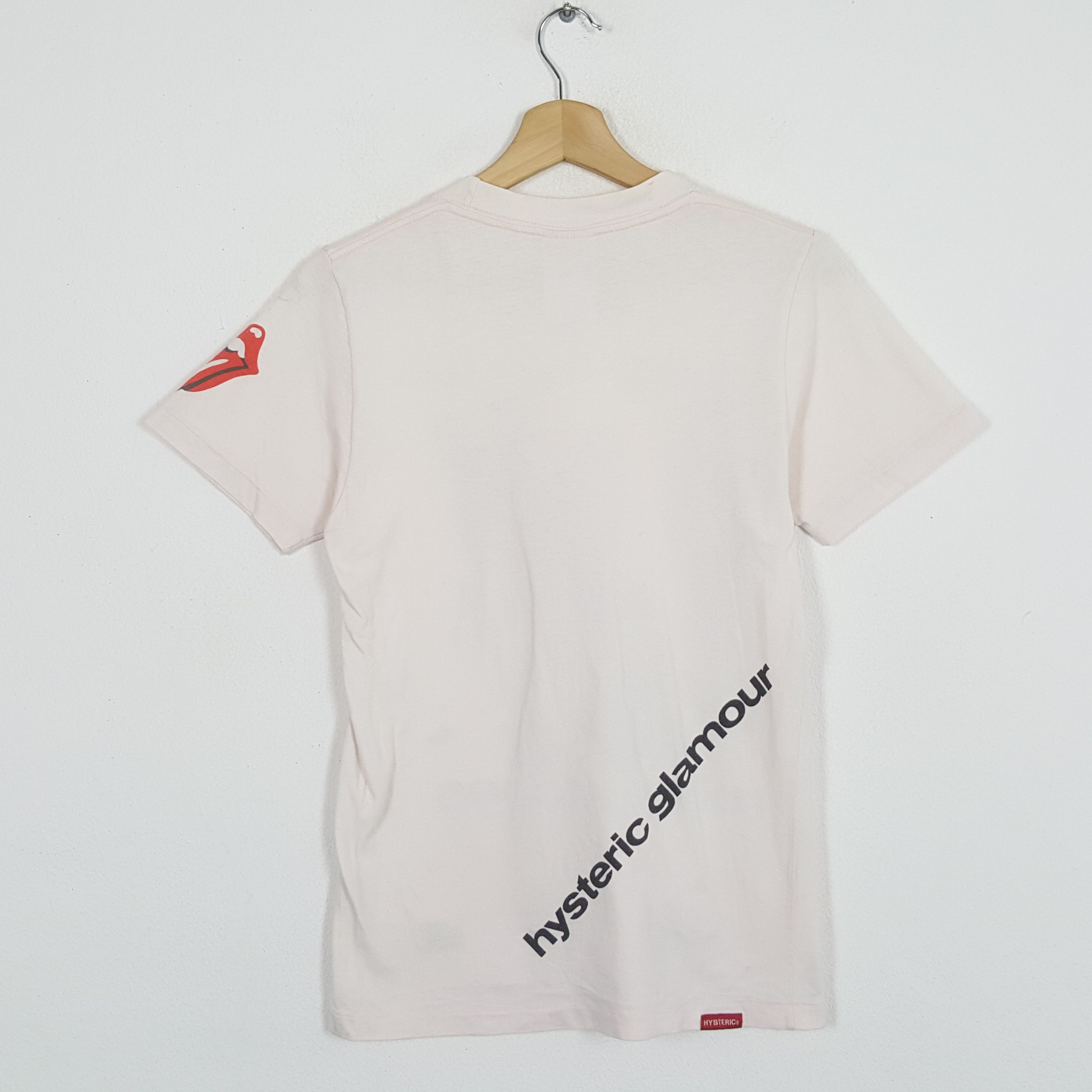 Hysteric Glamour × The Rolling Stones × Vintage Vintage HYSTERIC GLAMOUR x ROLLING STONE Japan Brand T-Shirt Size XS / US 0-2 / IT 36-38 - 3 Thumbnail
