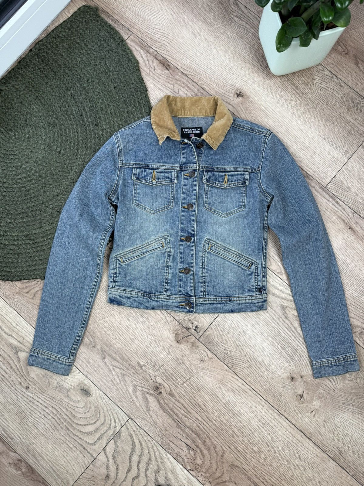 Polo Ralph Lauren × Vintage Vintage Polo Ralph Lauren USA Flag Limited Denim Jacket Size S / US 4 / IT 40 - 5 Thumbnail