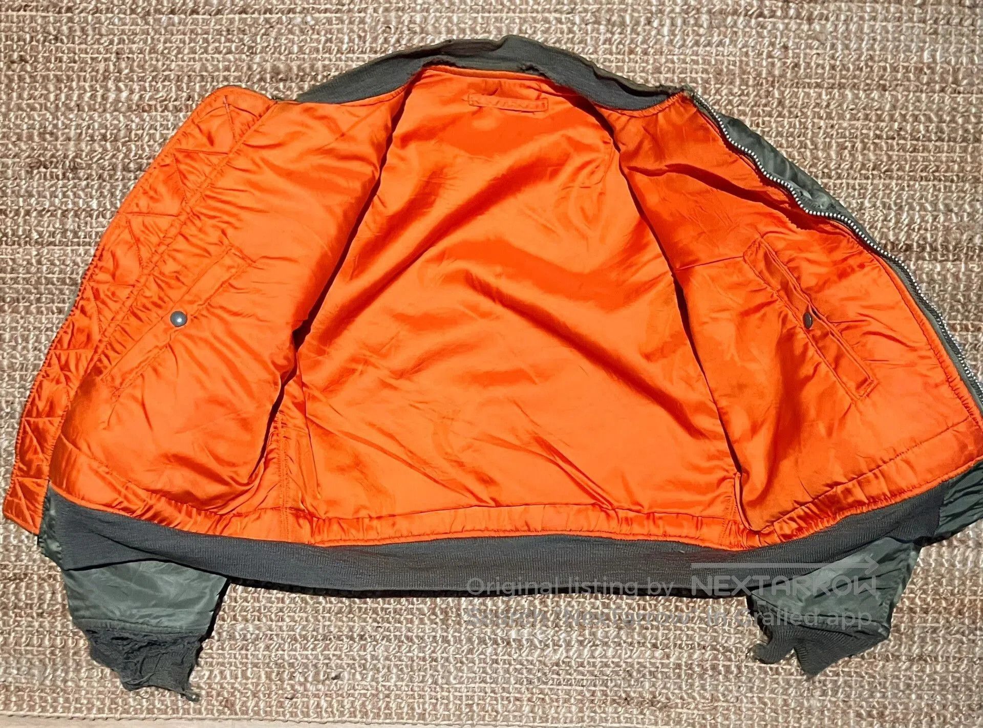 VINNY's Vintage 70s Ma1 Bomber Jacket. Size US M / EU 48-50 / 2 - 3 Thumbnail