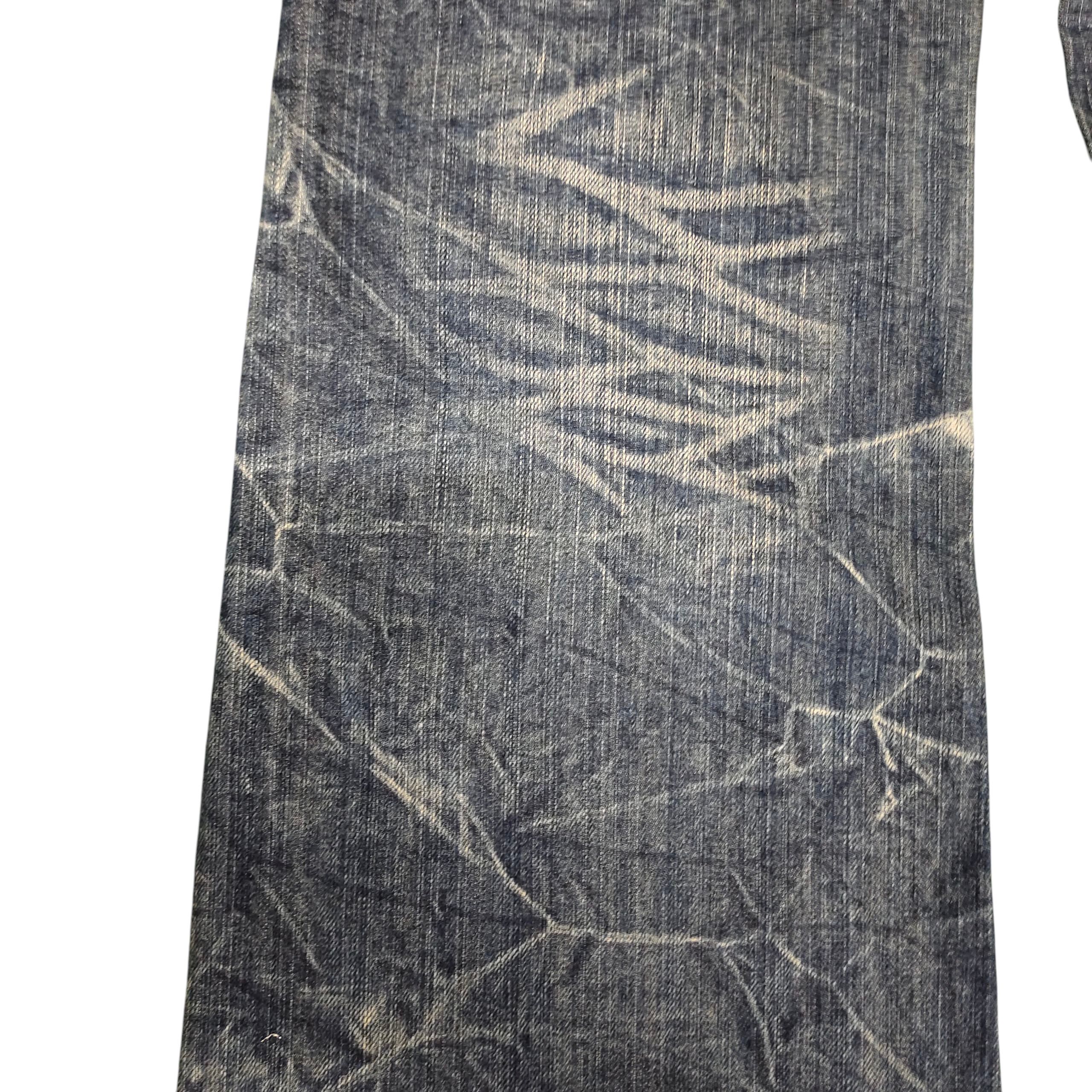 If Six Was Nine Flare Jeans Red Pepper Clawmark Distres Bootcut Low Rise Y2k Size US 28 / EU 44 - 6 Thumbnail