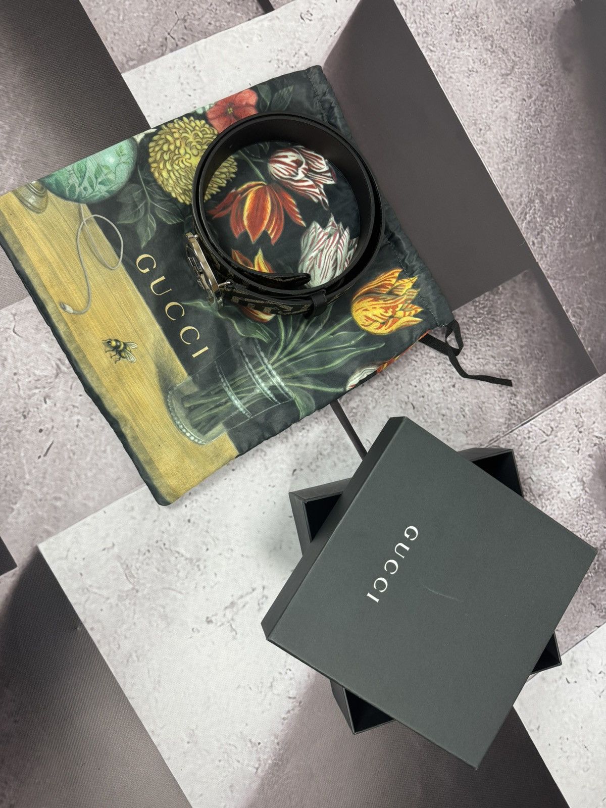 Designer × Gucci Gucci Belt Camo 32-34 Size 32 - 10 Thumbnail