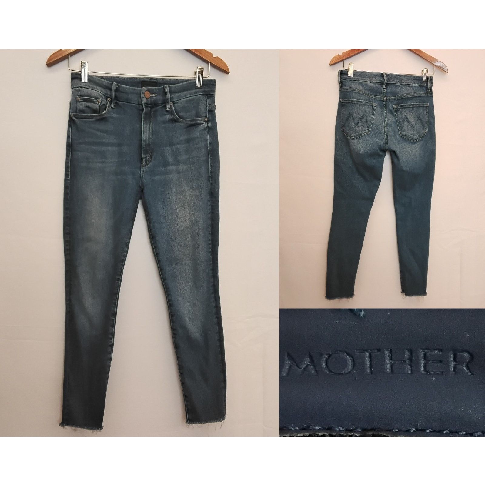 MOTHER Mother Jeans High Waisted Looker Ankle Fray Women's 26 Size 26" / US 2 / IT 38 - 1 Thumbnail