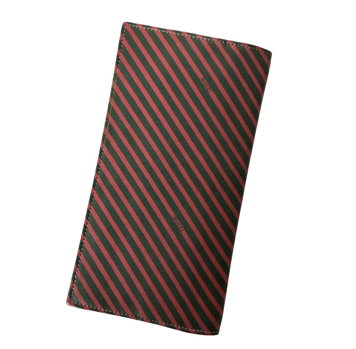 Gucci Vintage Gucci Diagonal Stripe Long Wallet Size ONE SIZE - 2 Thumbnail