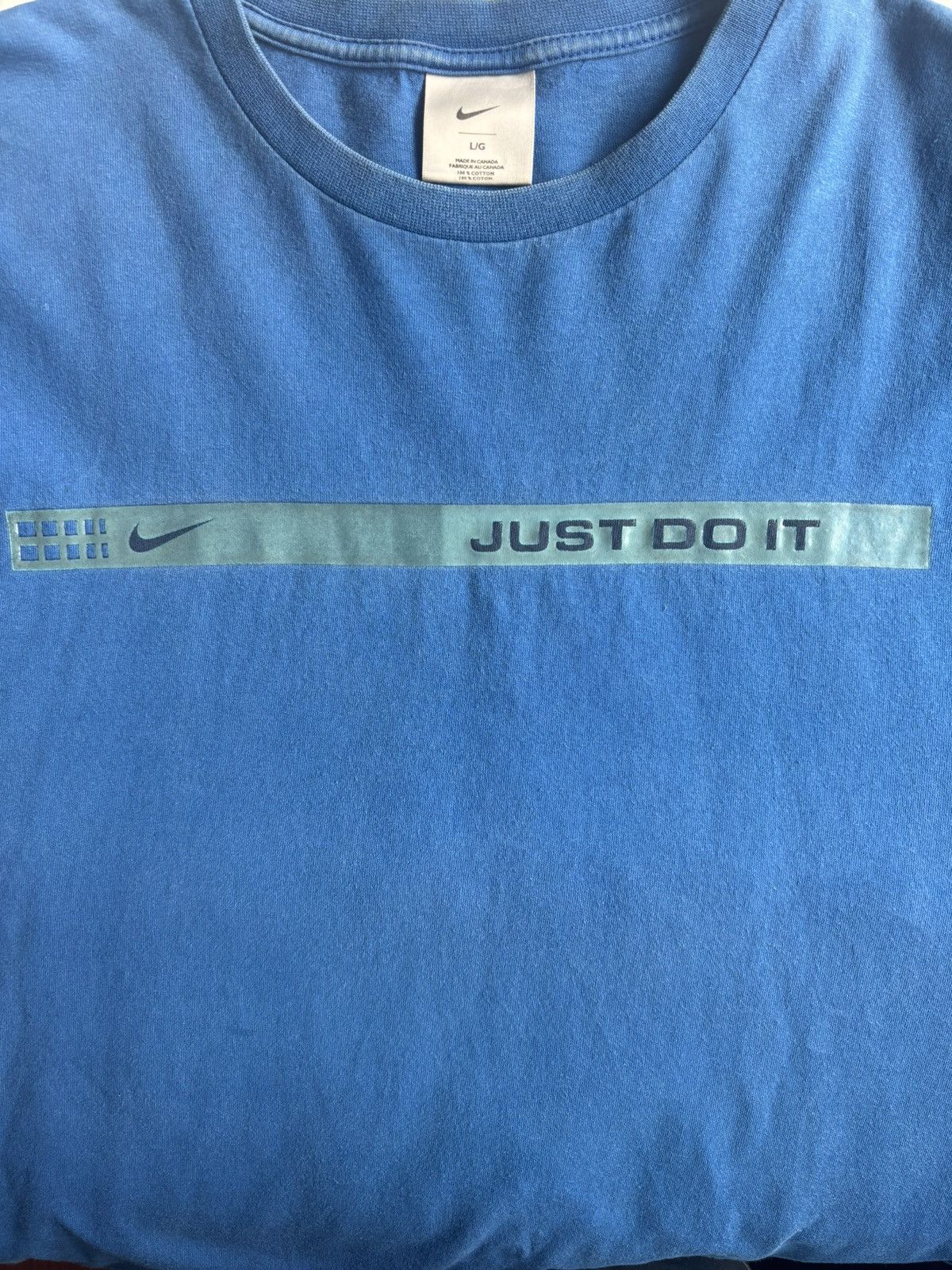 Nike Nike Just Do It Blue T-Shirt US L Size US L / EU 52-54 / 3 - 3 Thumbnail
