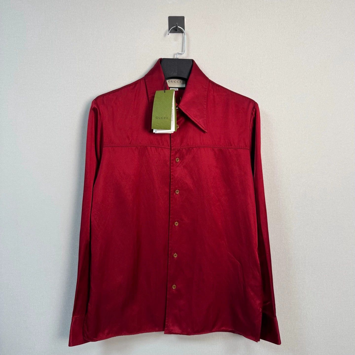 Gucci red gucci silk jacket with skull design Size US L / EU 52-54 / 3 - 2 Thumbnail