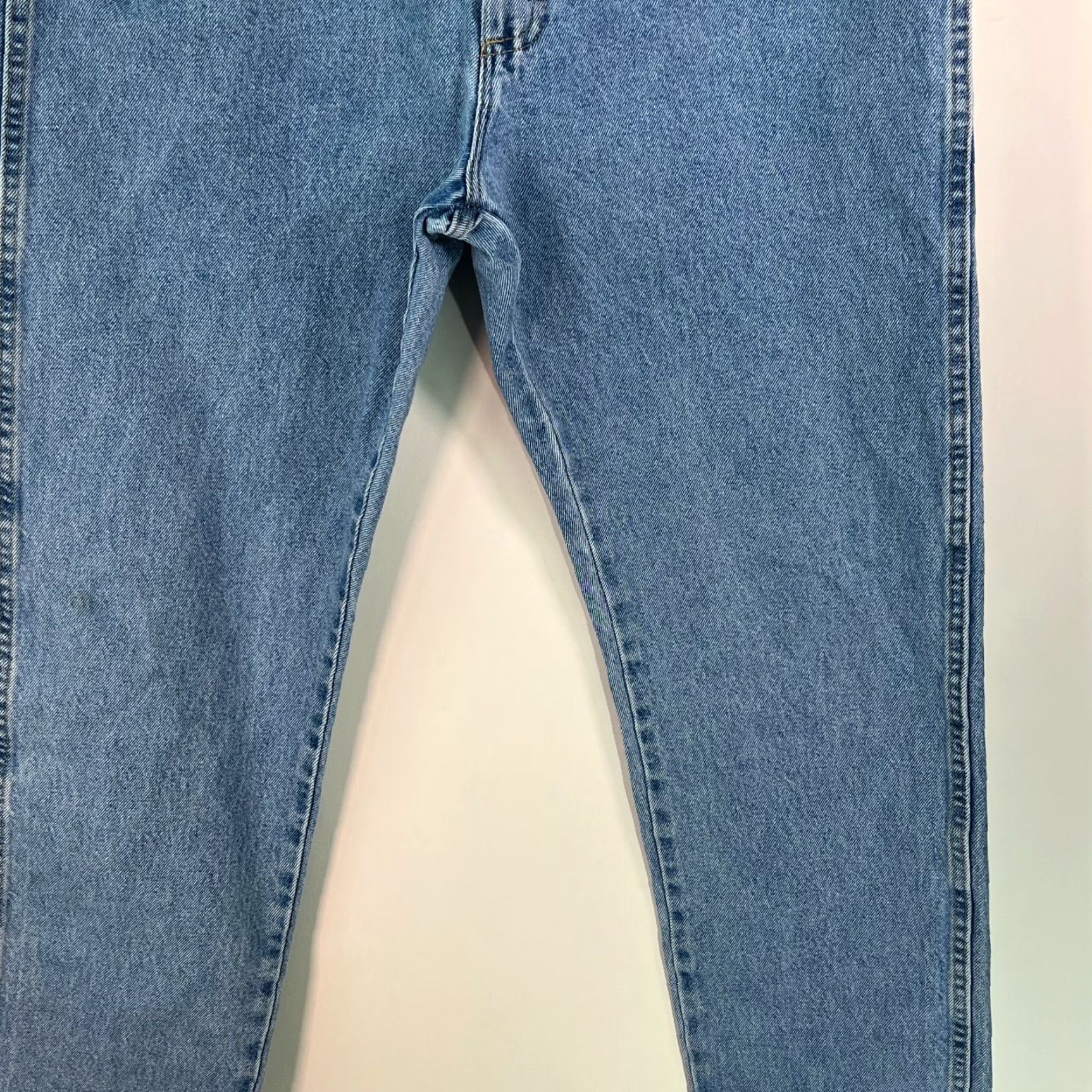 Wrangler VINTAGE Wrangler Rugged Wear Denim Jeans Men's Size 38 Straight Leg Blue 38X32 Size US 38 / EU 54 - 5 Thumbnail