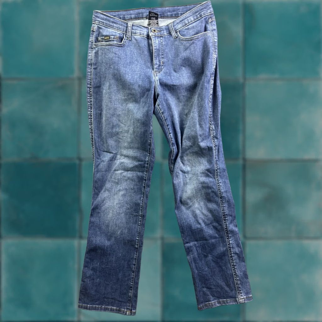 Vintage KÜHL Jeans Womens 8 Short Straight Mid Rise Denim 29x29 Blue Medium Wash Stretch 5-Pocket Womens Mens Size 30" / US 8 / IT 44 - 1 Thumbnail