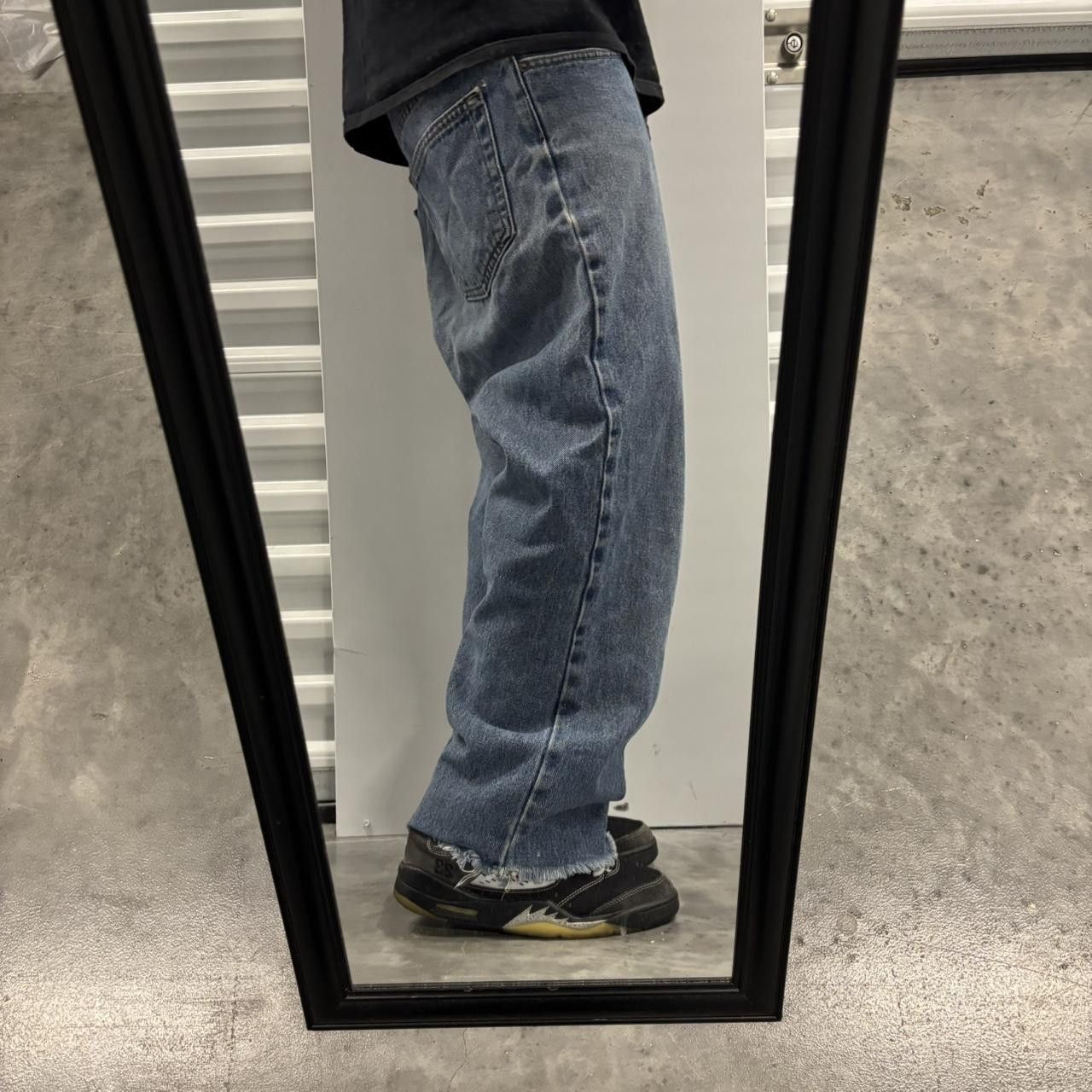 Japanese Brand × Vintage Crazy Vintage Y2K/2000s Baggy Grunge Skater Denim Jeans! Size US 32 / EU 48 - 2 Thumbnail