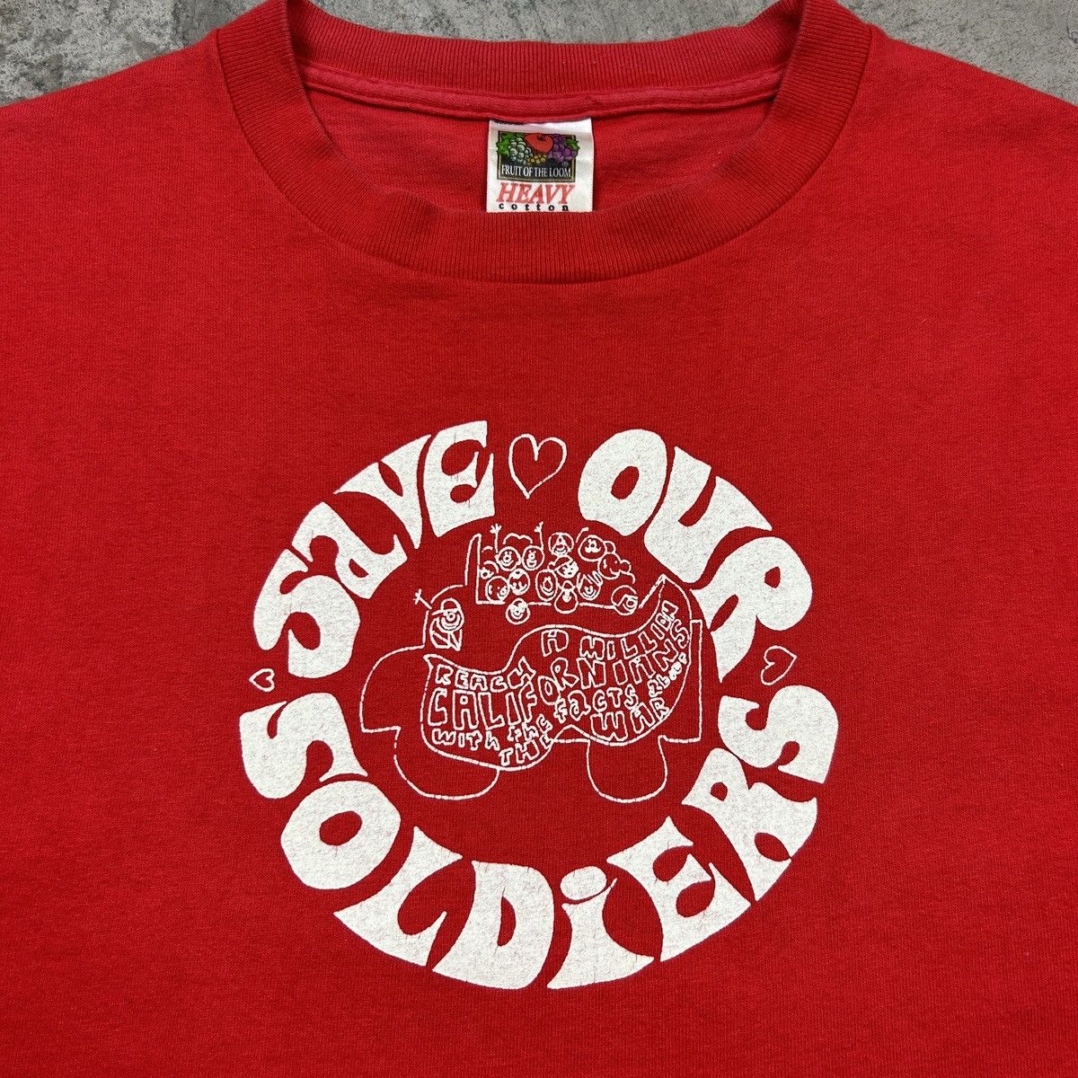 Vintage 1990s Save Our Soldiers Size US M / EU 48-50 / 2 - 11 Thumbnail