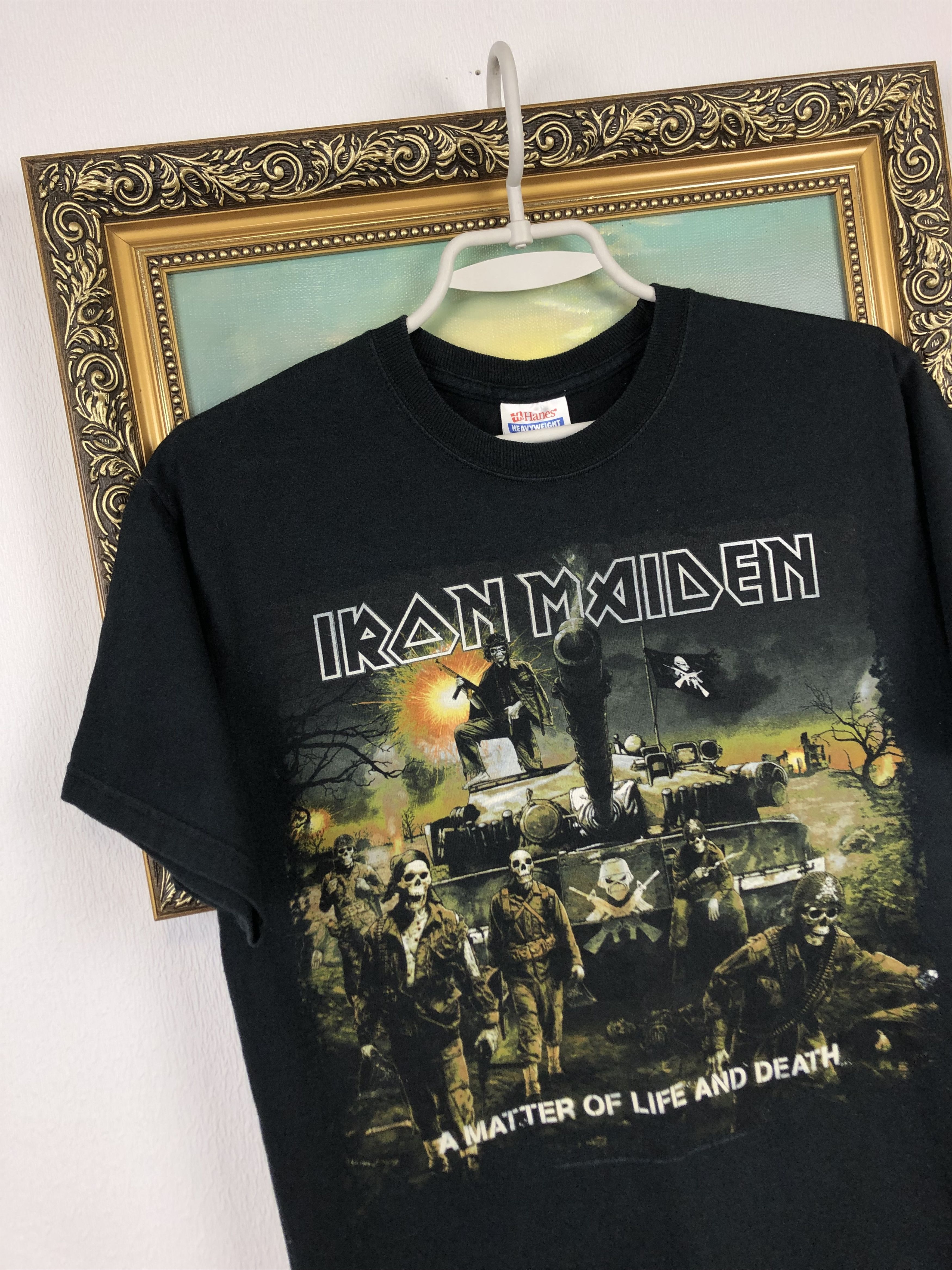 Band Tees Vintage Iron Maiden Band Rare Matter of Life Hype Tee Shirt Size US S / EU 44-46 / 1 - 3 Thumbnail