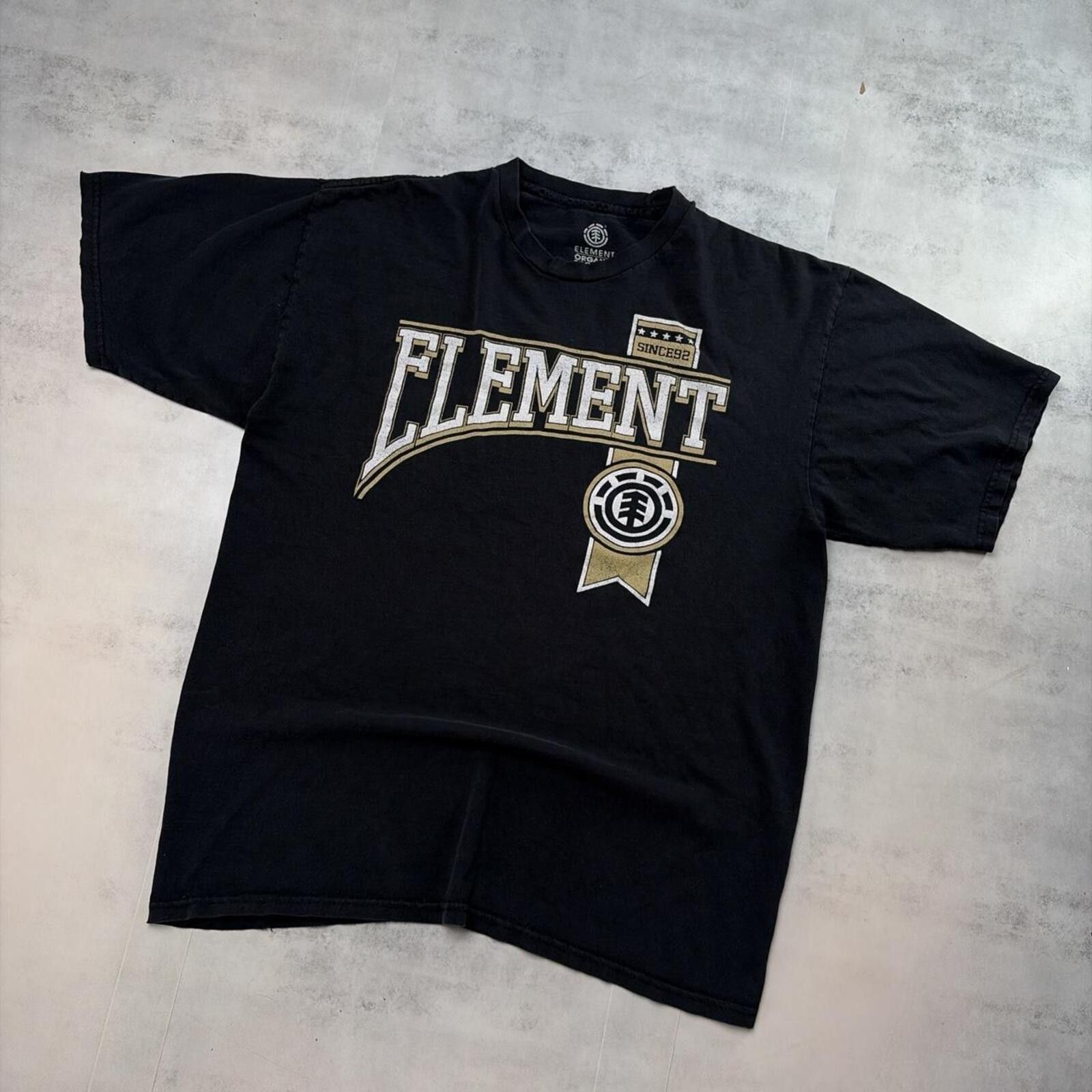 Element Y2K Black Element Grunge Distressed Skater T-Shirt Size US L / EU 52-54 / 3 - 2 Thumbnail
