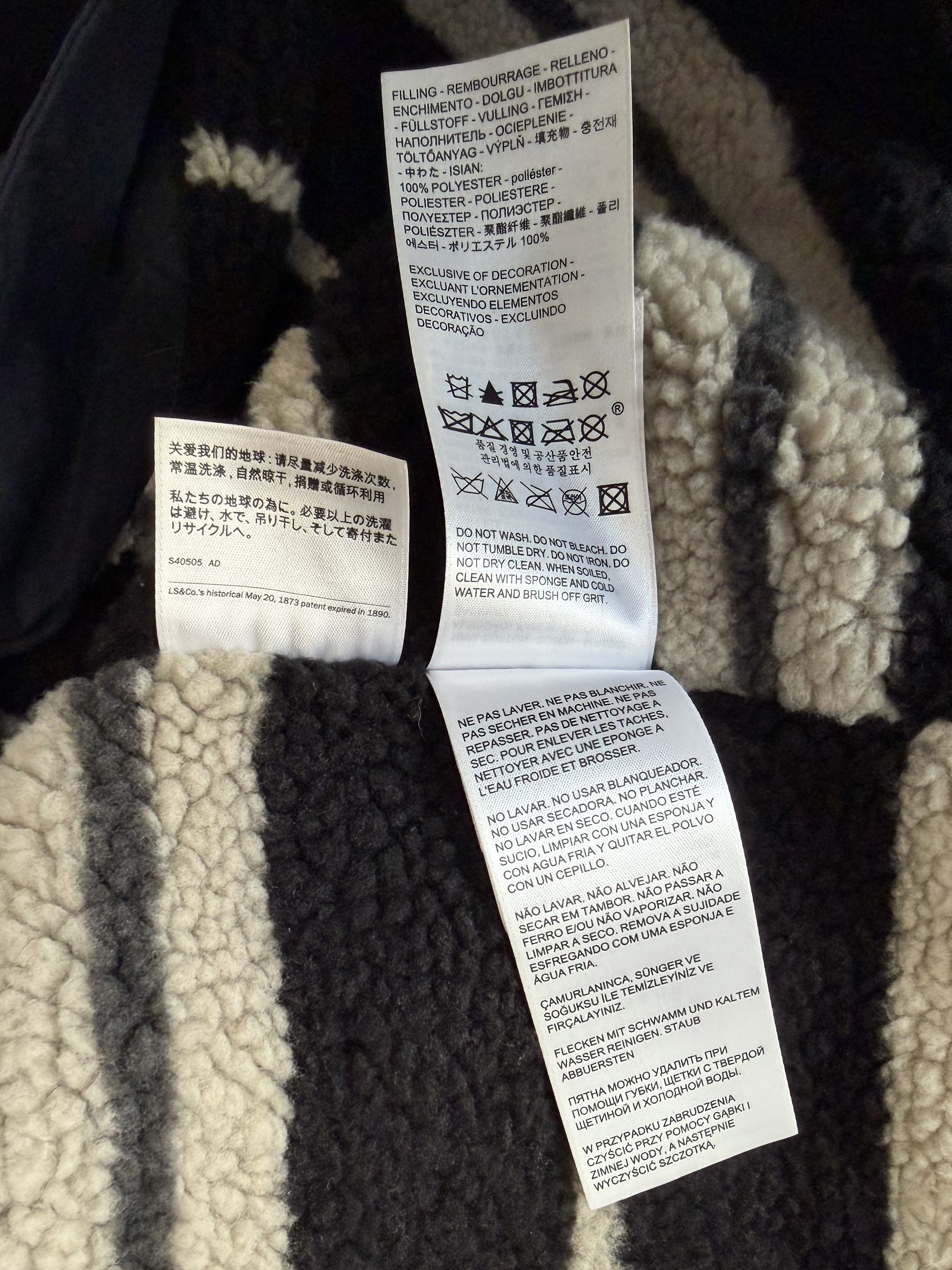 Levi's LEVIS Halley Stevensons Wax Sherpa Jacket Navy Waxed Cotton Size US M / EU 48-50 / 2 - 20 Thumbnail