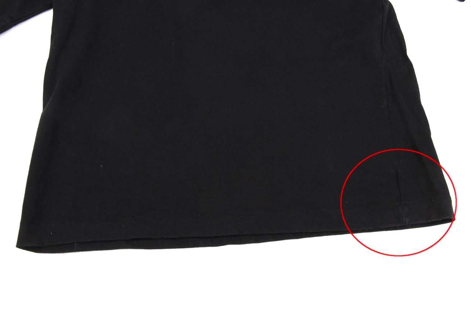 agnes b. Cotton V-Neck T-Shirt in Black - Size 0 Size US XS / EU 42 / 0 - 5 Thumbnail