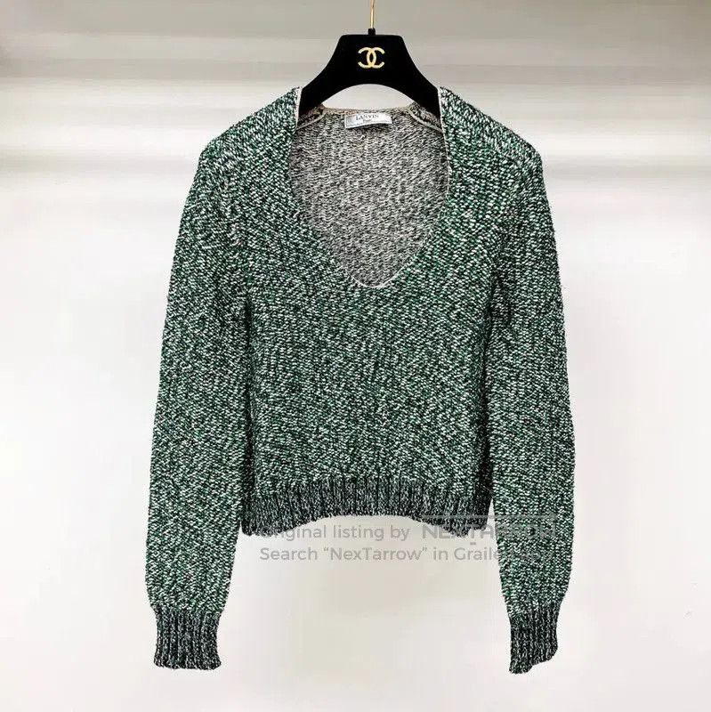 Lanvin Lanvin Colorful Cotton Sweater for Women . Size XS / US 0-2 / IT 36-38 - 1 Thumbnail