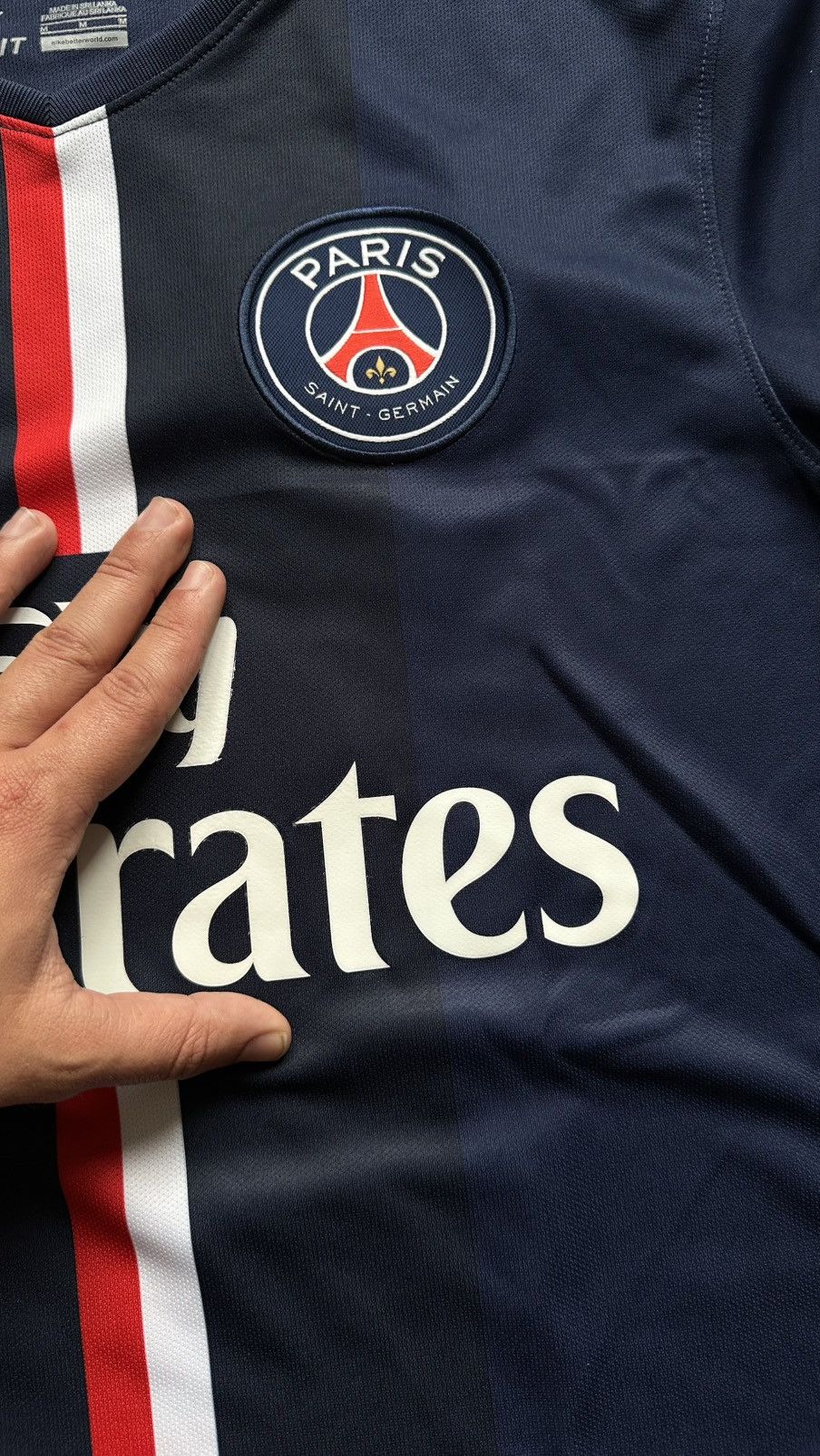 Nike 2014/15 Nike PSG Ibrahimovic #10 Vintage Soccer Jersey Size US M / EU 48-50 / 2 - 10 Thumbnail