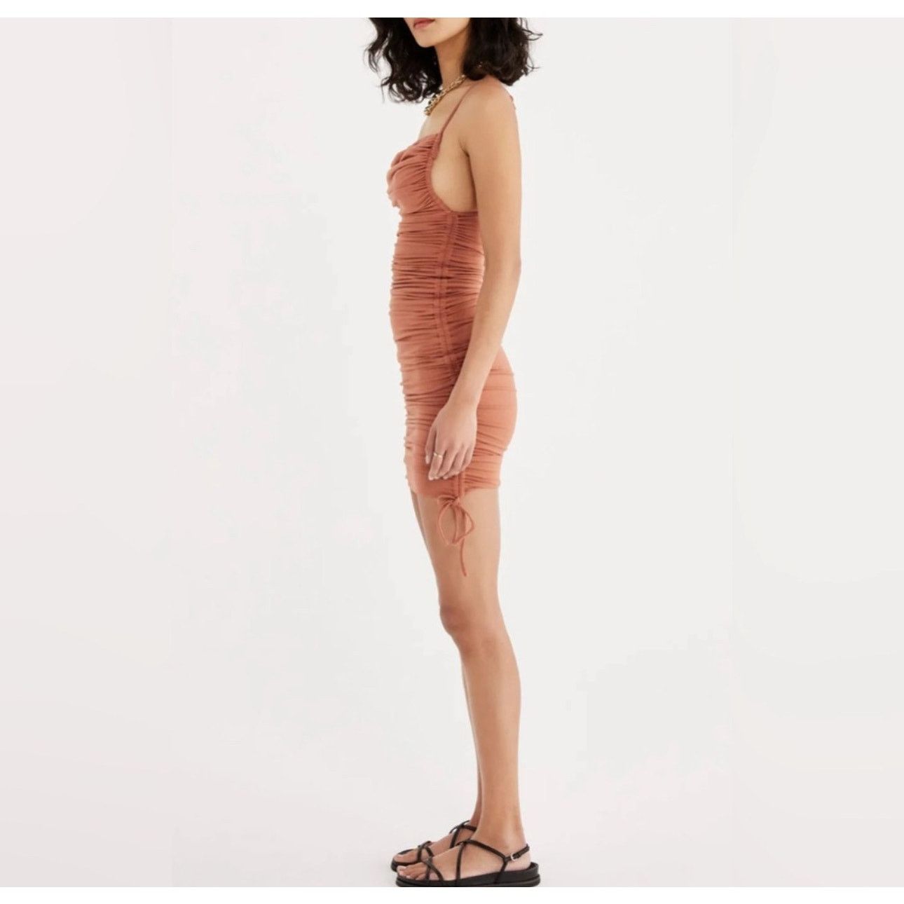 REVOLVE NWT Rumer Paige Mini Dress In Amber Size Medium Size M / US 6-8 / IT 42-44 - 2 Thumbnail