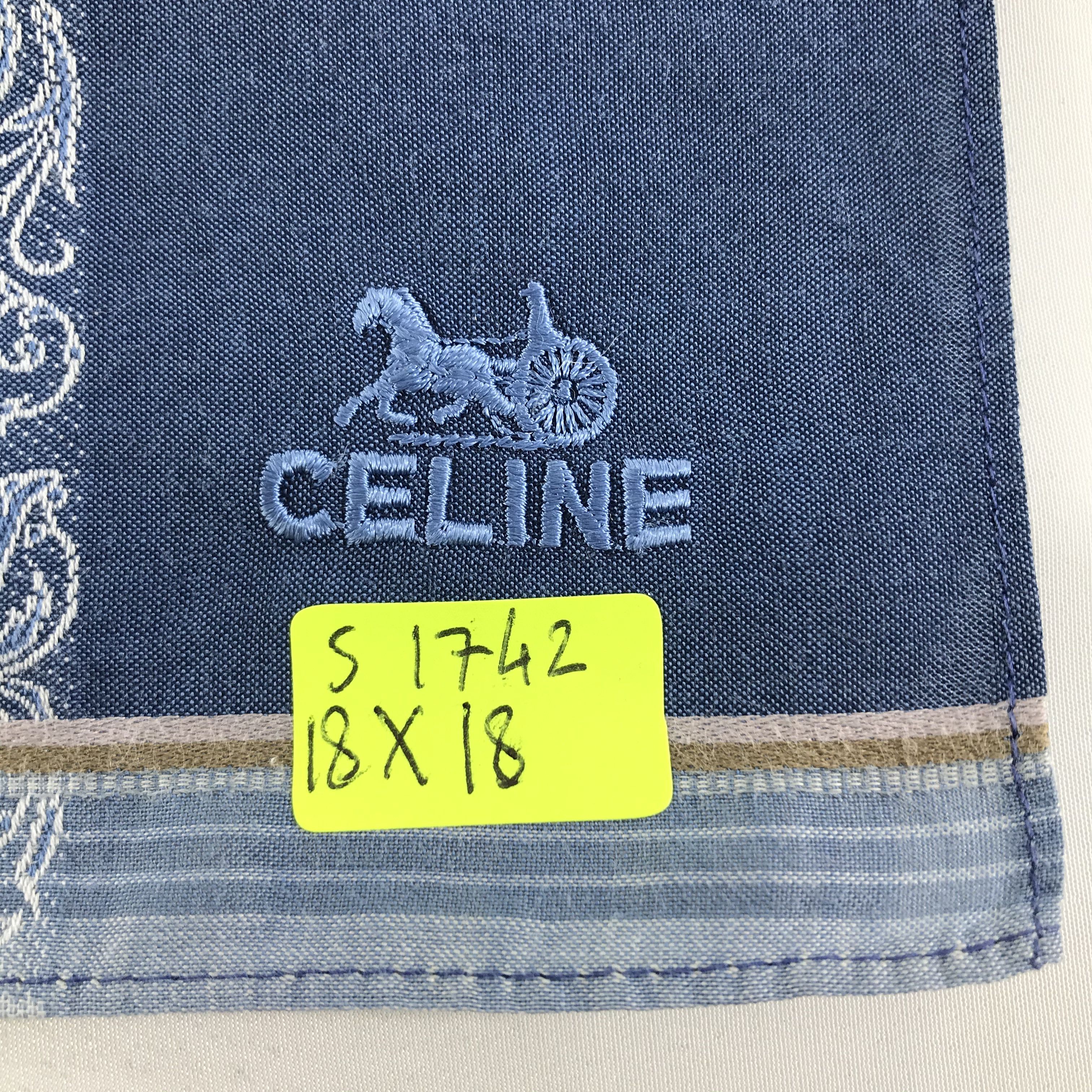 Celine × Vintage Celine Bandana / Handkerchief / Neckerchief - S1742 Size ONE SIZE - 5 Thumbnail