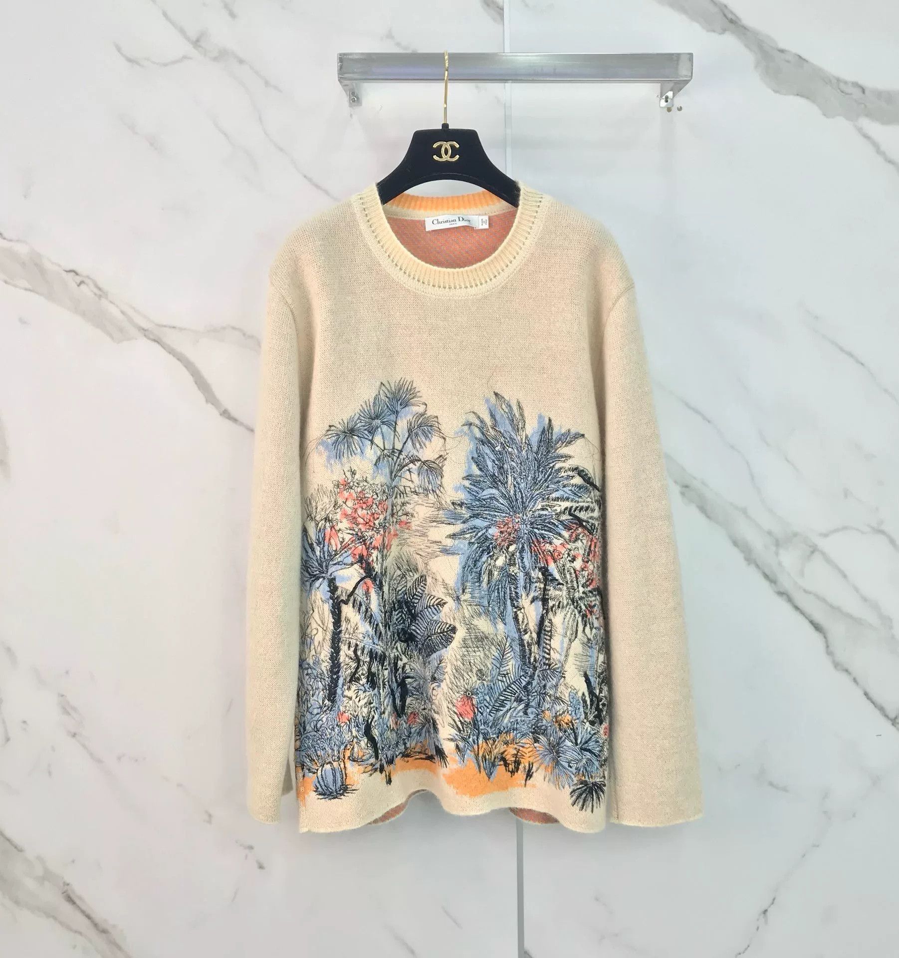 Dior Dior Women's Round Neck Knit Sweater Size S / US 4 / IT 40 - 1 Thumbnail