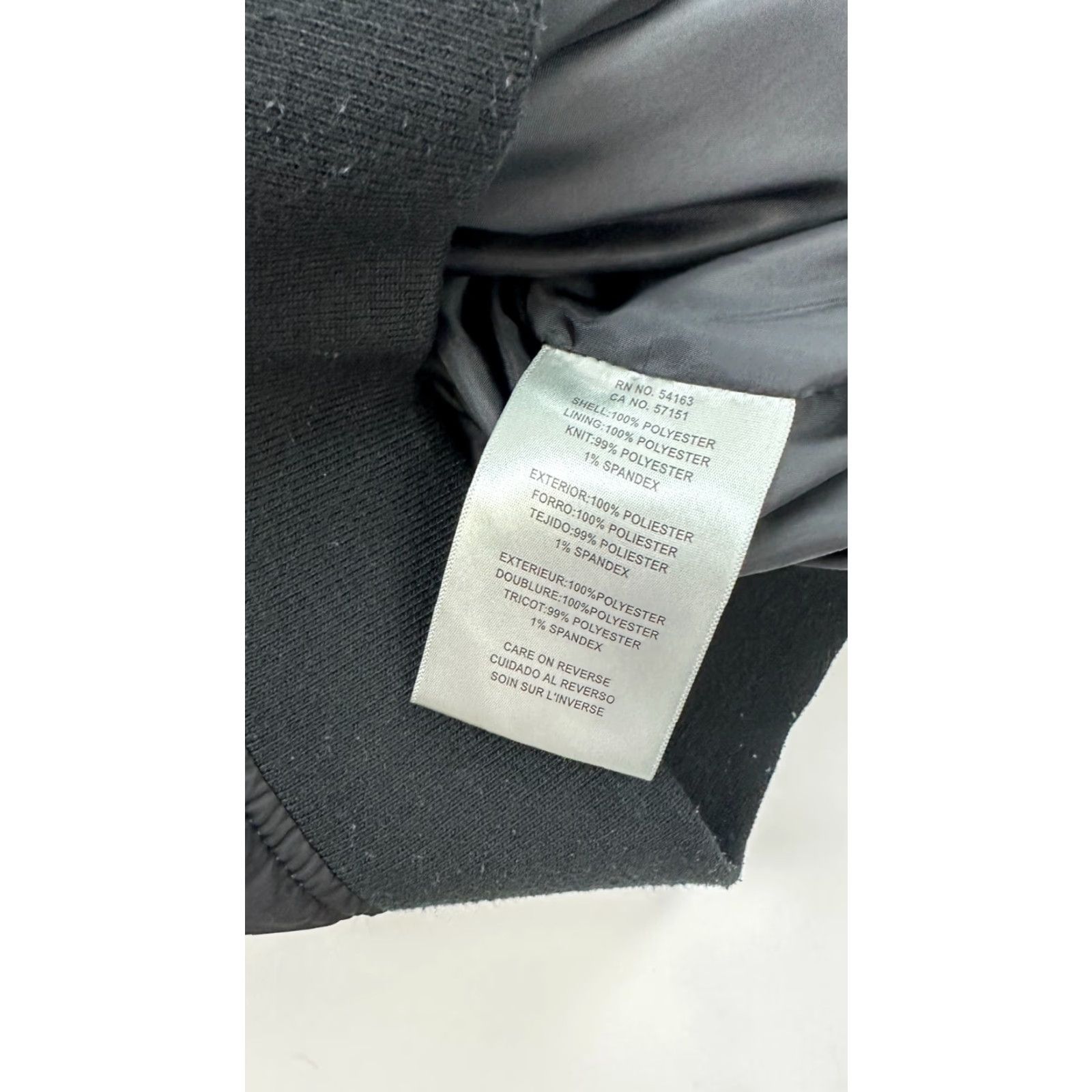 Levi's Levi’s Jacket Womens Small Black Bomber Jacket Full Zip Polyester Stretch Regular Fit Long Sleeve Casual Fall Winter Mens Womens? Size S / US 4 / IT 40 - 6 Thumbnail