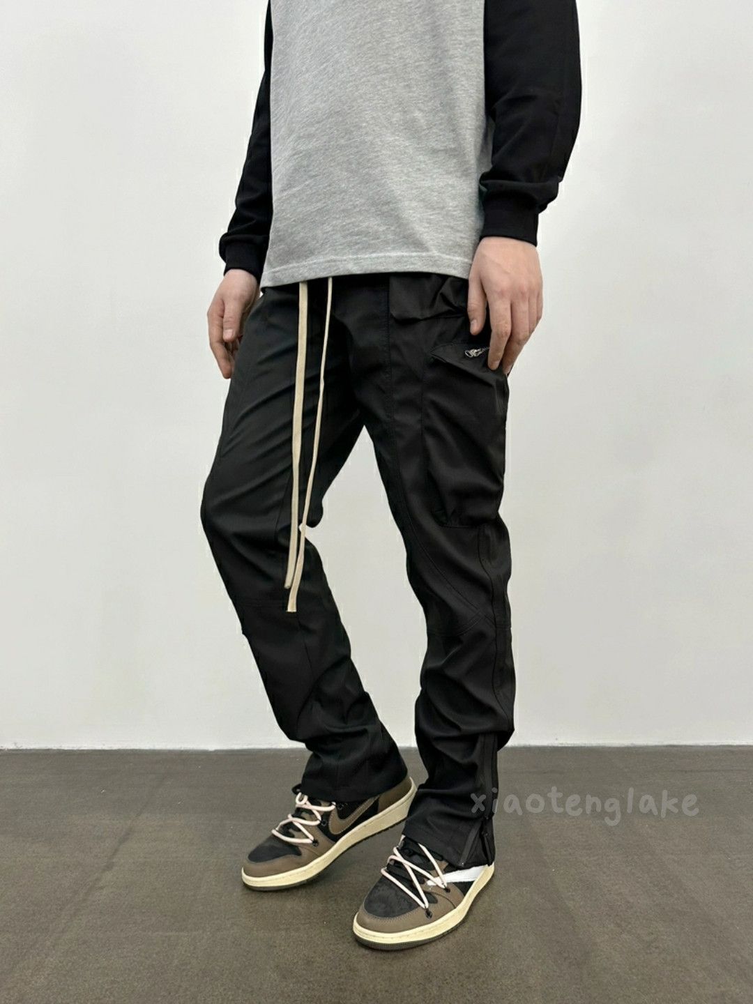 Designer zipper function skate hiphop cargo tactical pants Size US 28 / EU 44 - 3 Thumbnail