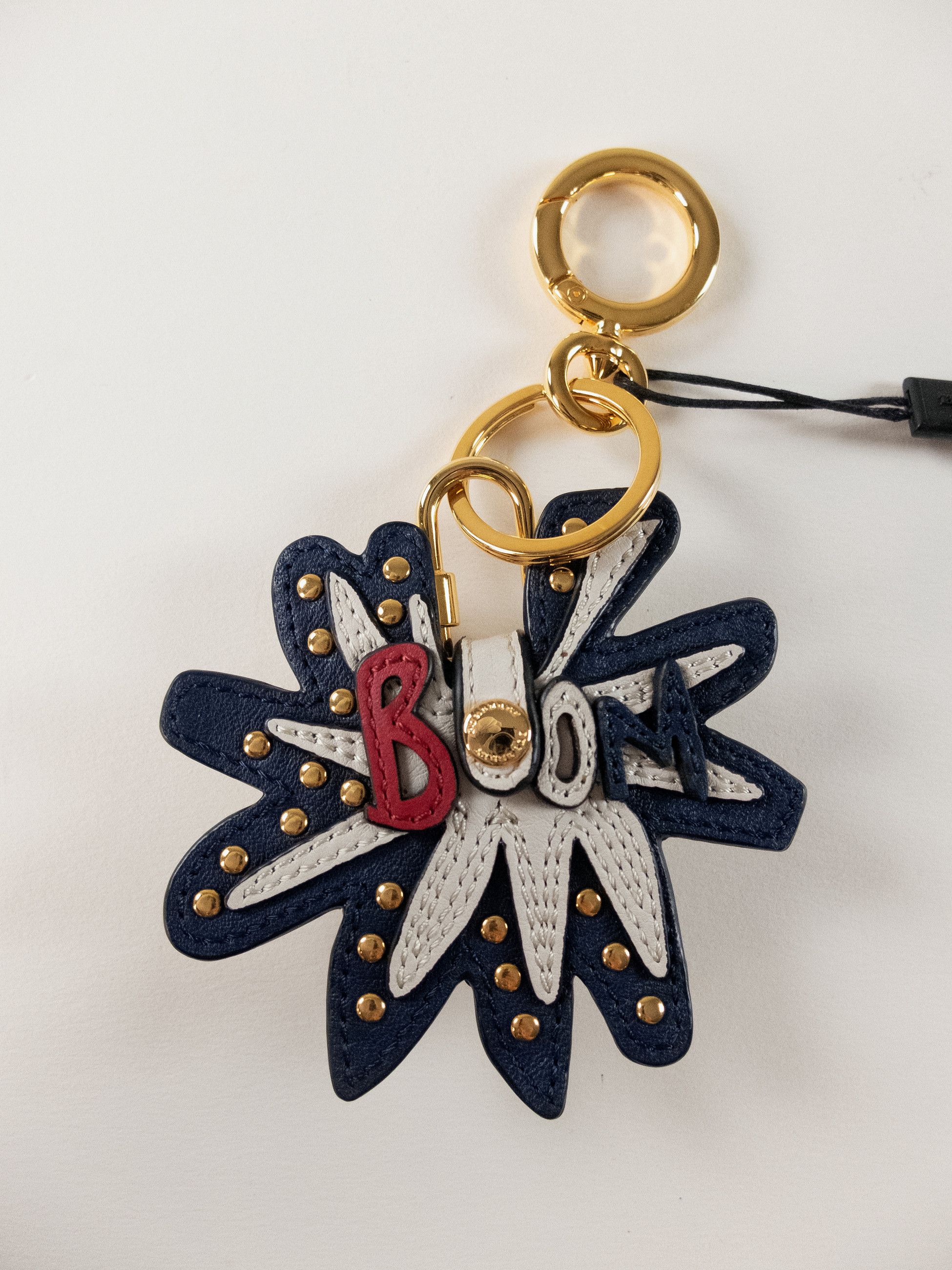 Burberry BURBERRY Boom studded leather padlock keyring bag charm Size ONE SIZE - 2 Thumbnail