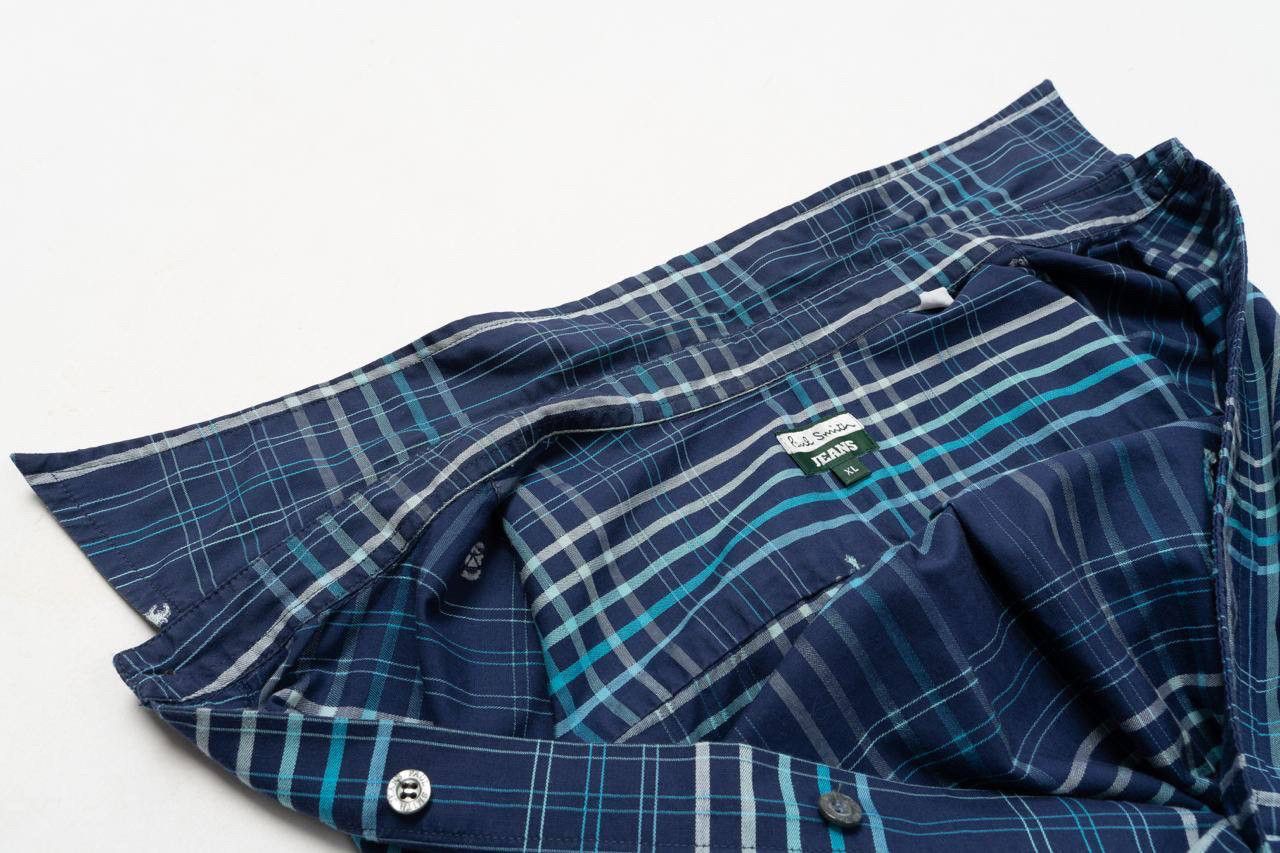 Paul Smith 🔵PAUL SMITH JEANS Vintage Short Sleeve Zodiac Cotton Shirt Size US XL / EU 56 / 4 - 16 Thumbnail