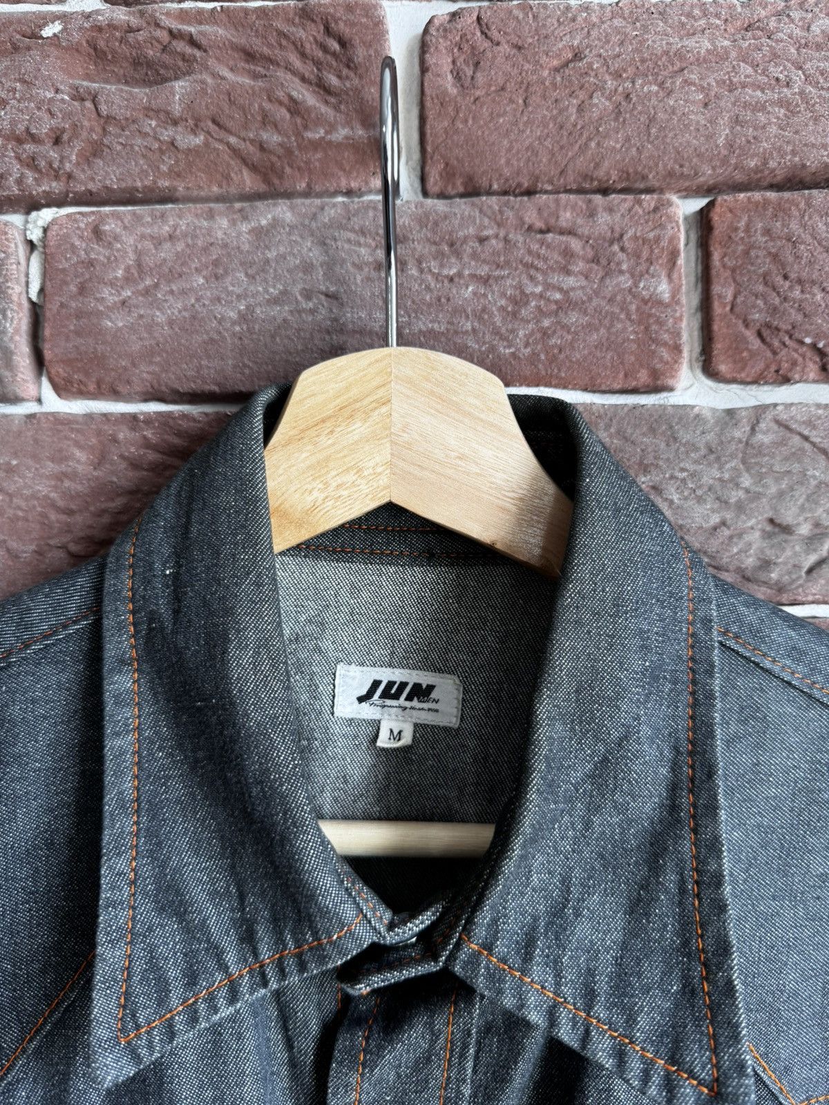JUN MEN Rare Vintage Jun Men Japanese Designer Denim Button Shirt Size US M / EU 48-50 / 2 - 6 Thumbnail