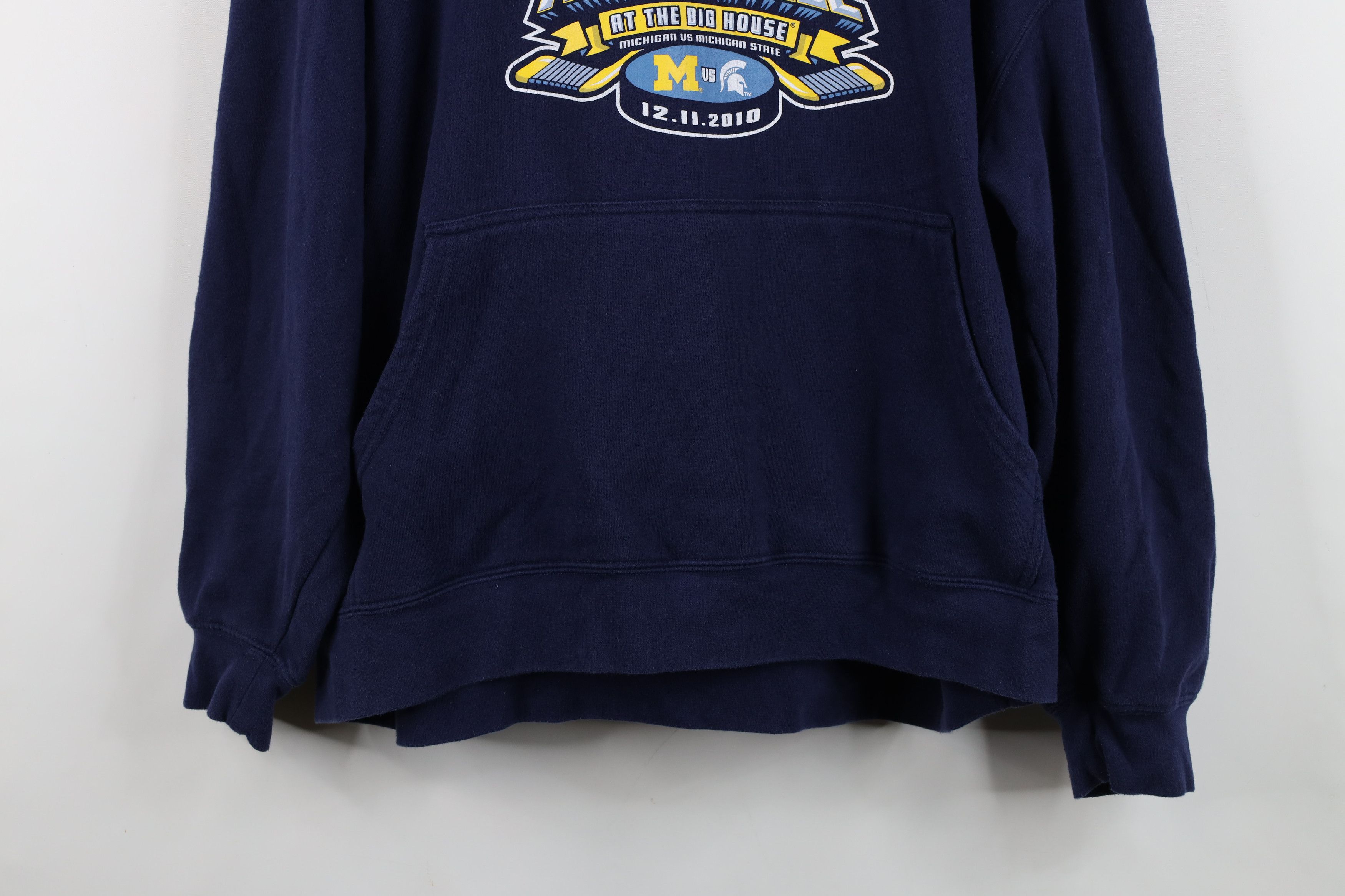 Vintage Y2K University of Michigan Michigan State Hockey Hoodie Size US XXL / EU 58 / 5 - 3 Thumbnail