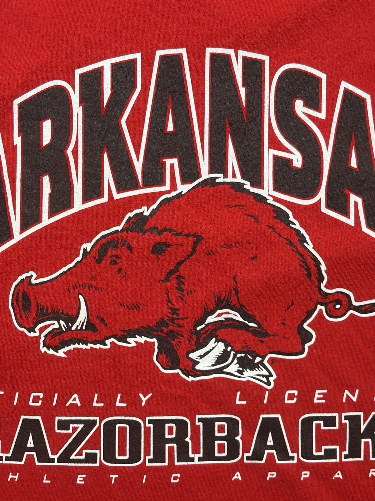 Vintage Vintage Arkansas Razorbacks College Football Briar Creek Tee Size US L / EU 52-54 / 3 - 2 Thumbnail