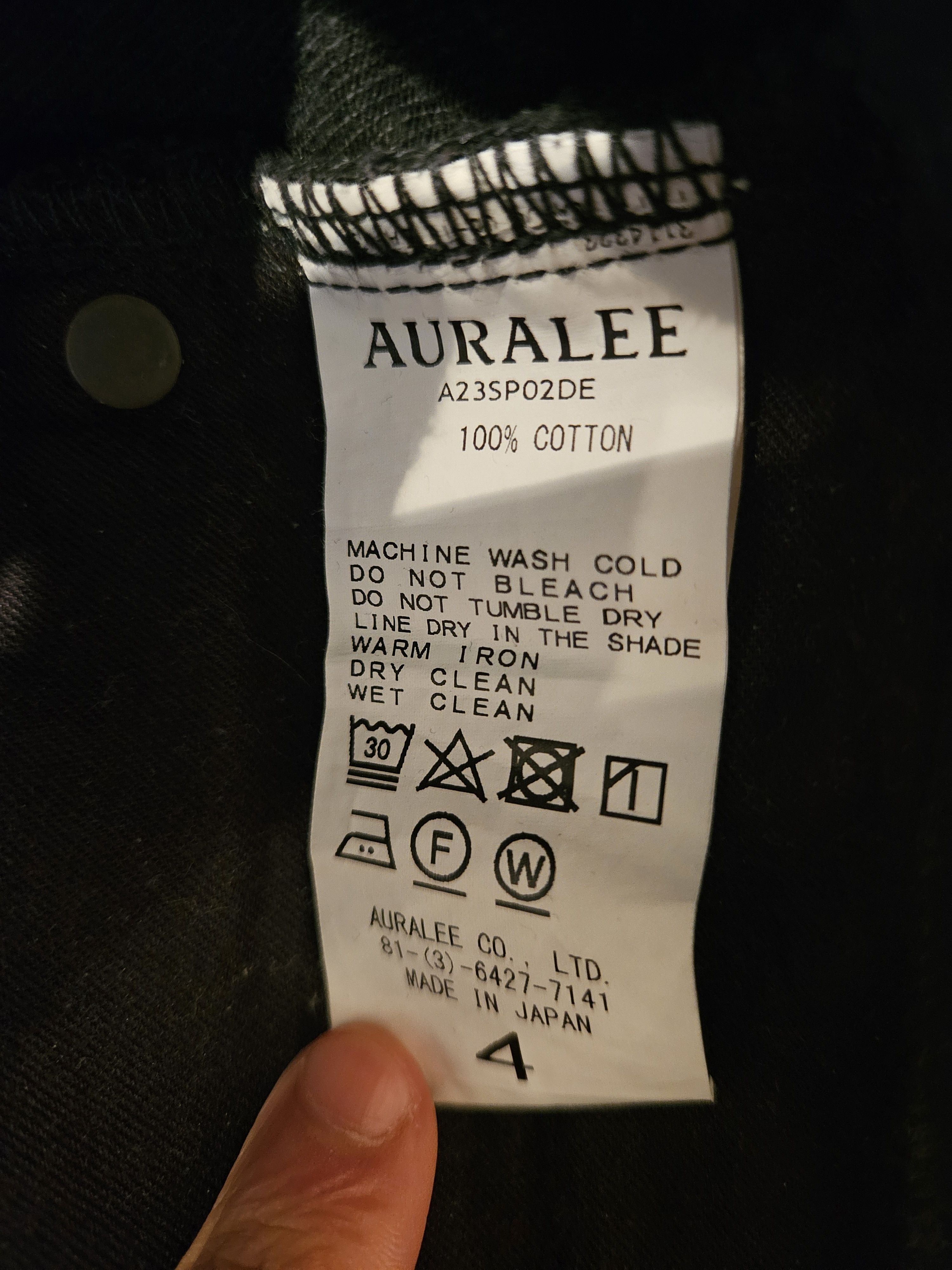 Auralee Selvedge Faded Light Denim (Lightning Effect) Size US 34 / EU 50 - 5 Thumbnail