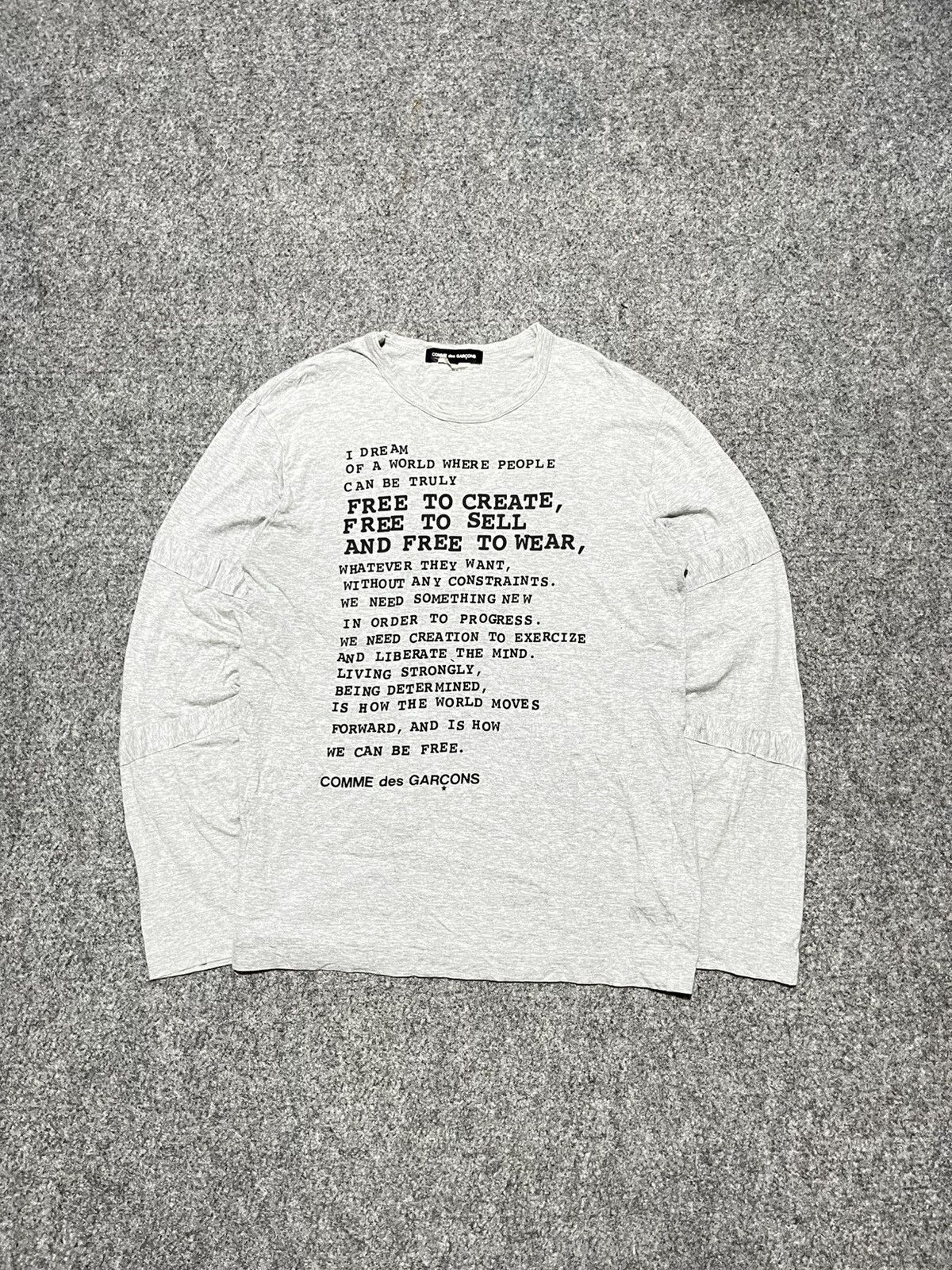 Comme des Garcons Comme des Garcons Longslevee Shirt Size US M / EU 48-50 / 2 - 1 Thumbnail
