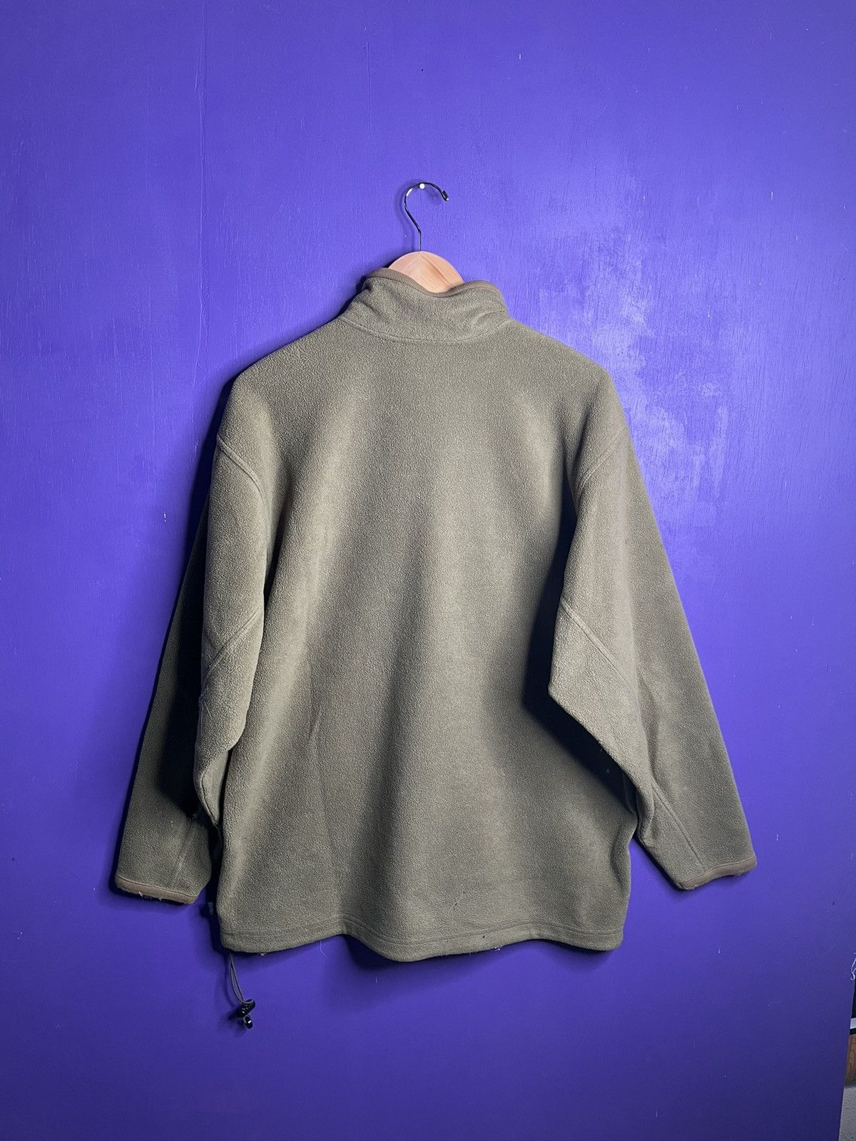 Adidas × Vintage Vintage 90s Adidas logo quarter zip fleece jacket Size US L / EU 52-54 / 3 - 2 Thumbnail