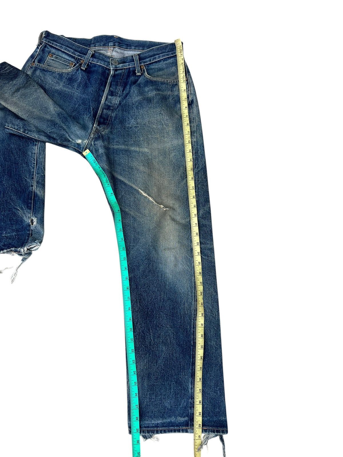 Studio D'Artisan Distressed Studio D’ Artisan SD-101 Denim Selvedge Jeans Size US 32 / EU 48 - 6 Thumbnail
